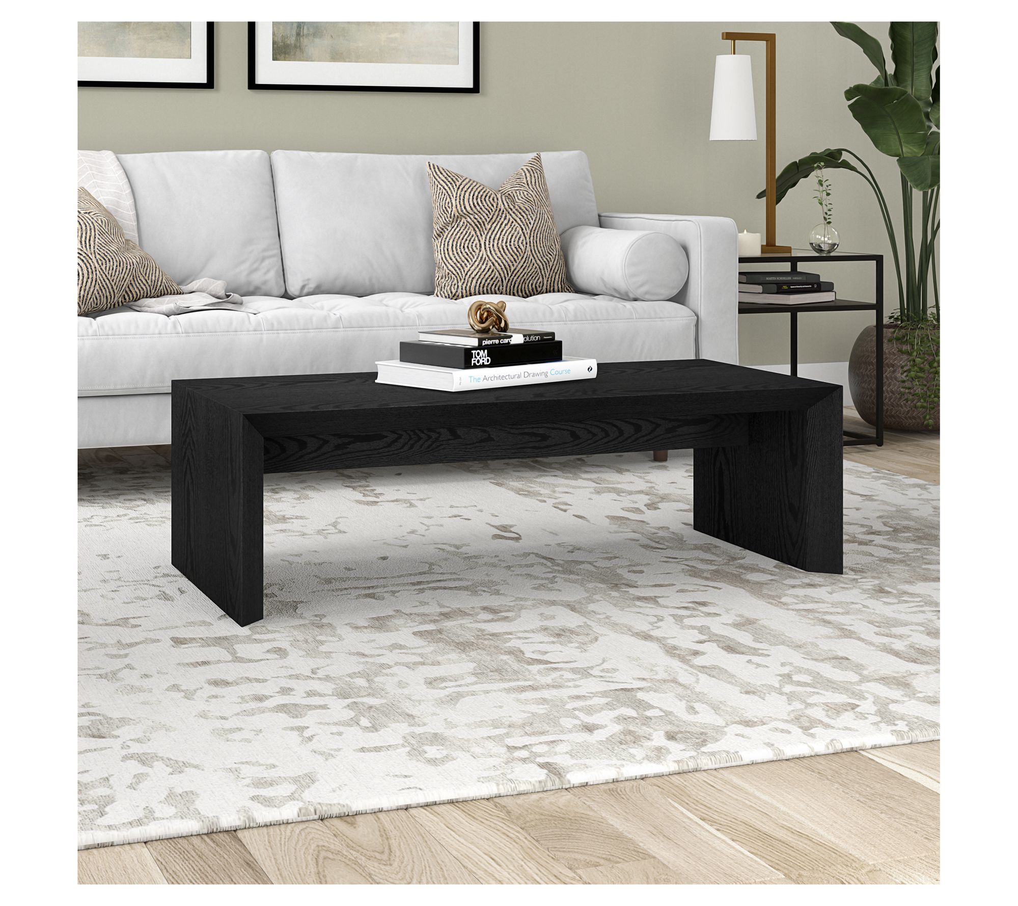 Hudson&Canal Oswin 48" Wide Rectangular CoffeeTable