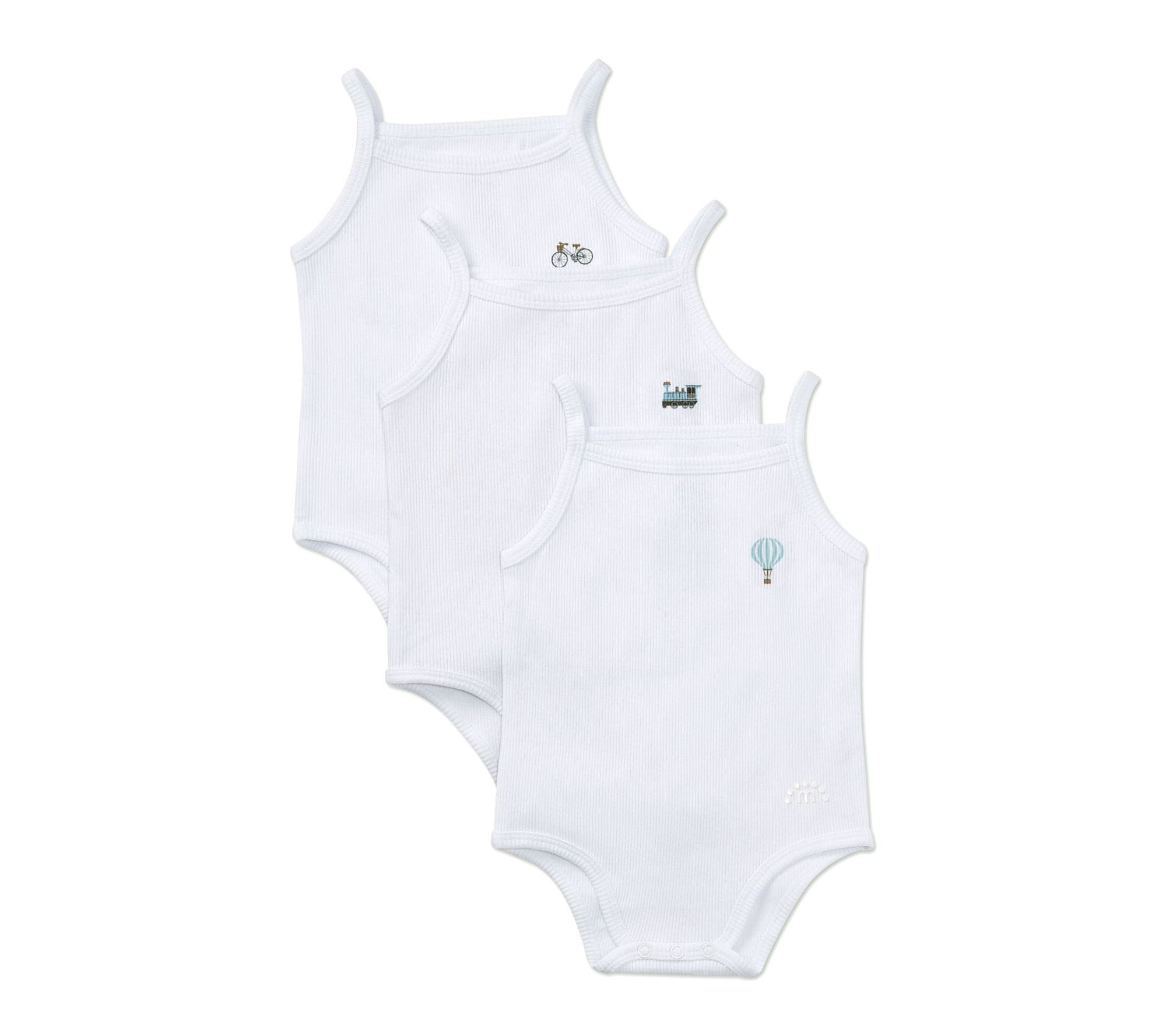 MiniMoi Ribbed On The Move Bodysuits