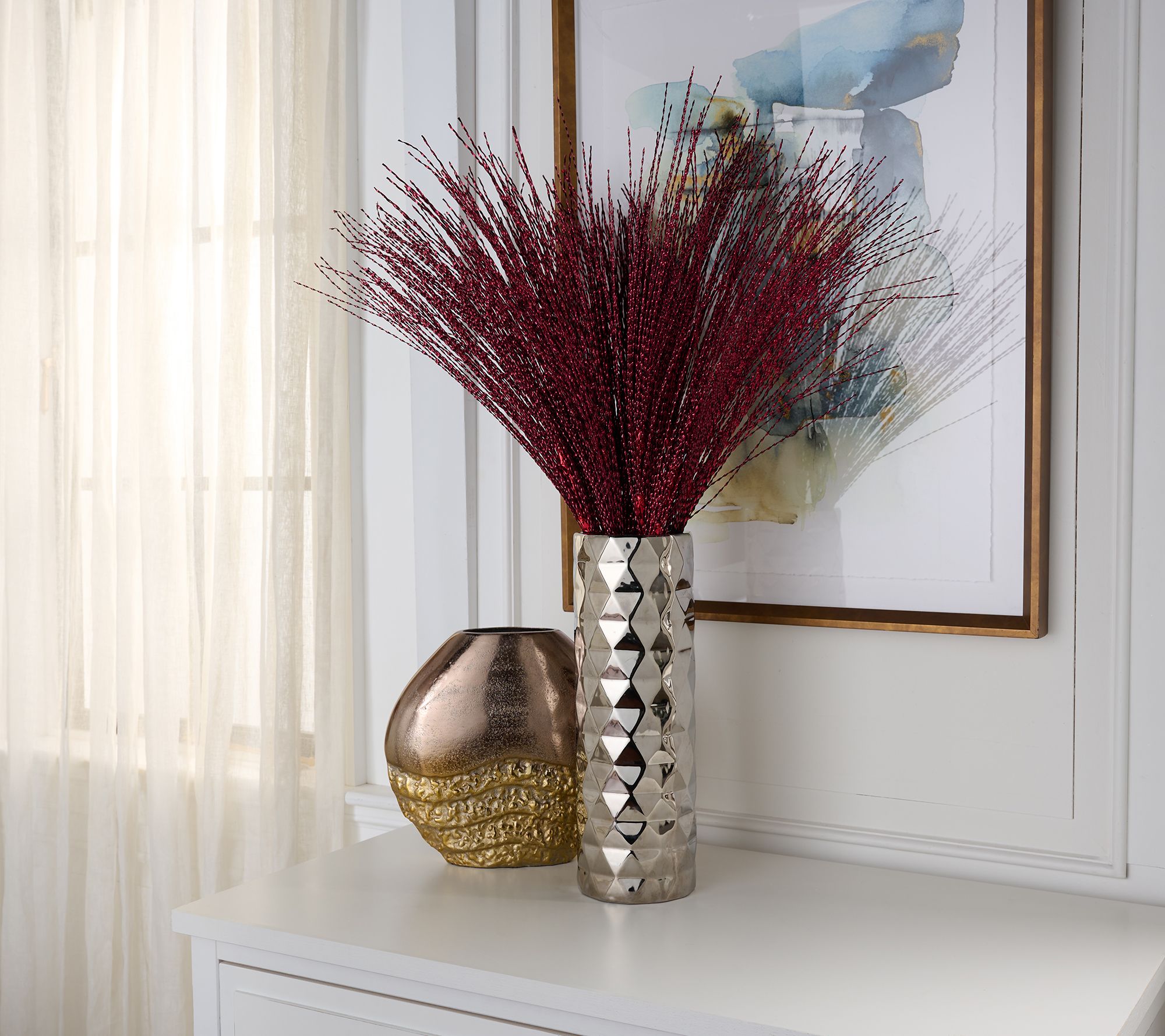 "As Is" Set of 12 32" Shimmer Picks by Kim Gravel