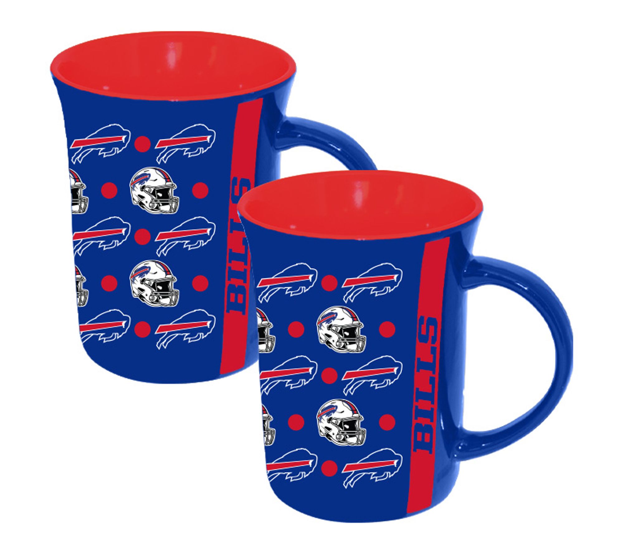 The Memory Company 2pk 15oz NFL Ceramic Line UpMug