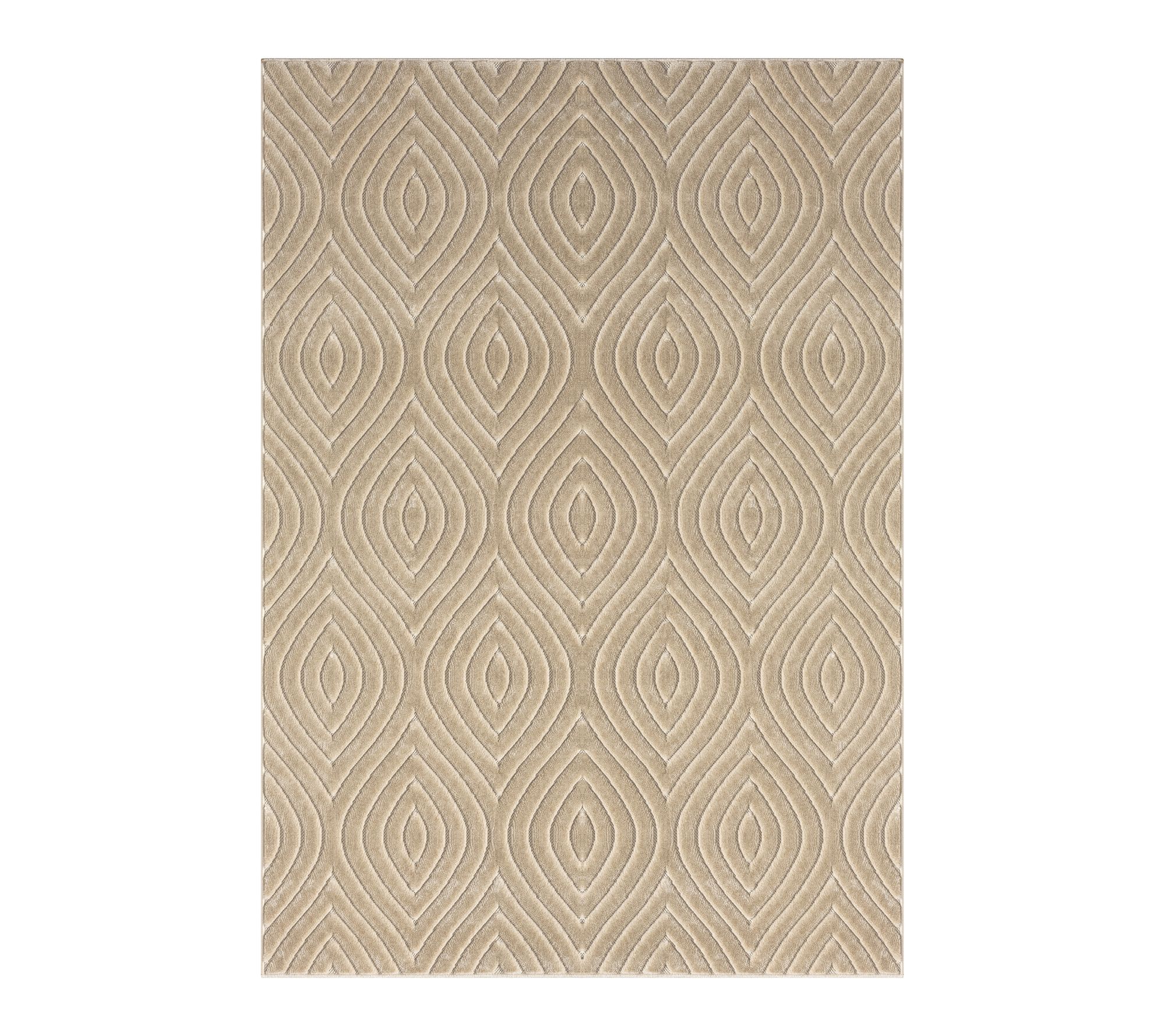 Ox Bay Trellis Contemporary Polypropylene Outdoor Rug, 8 x 10'