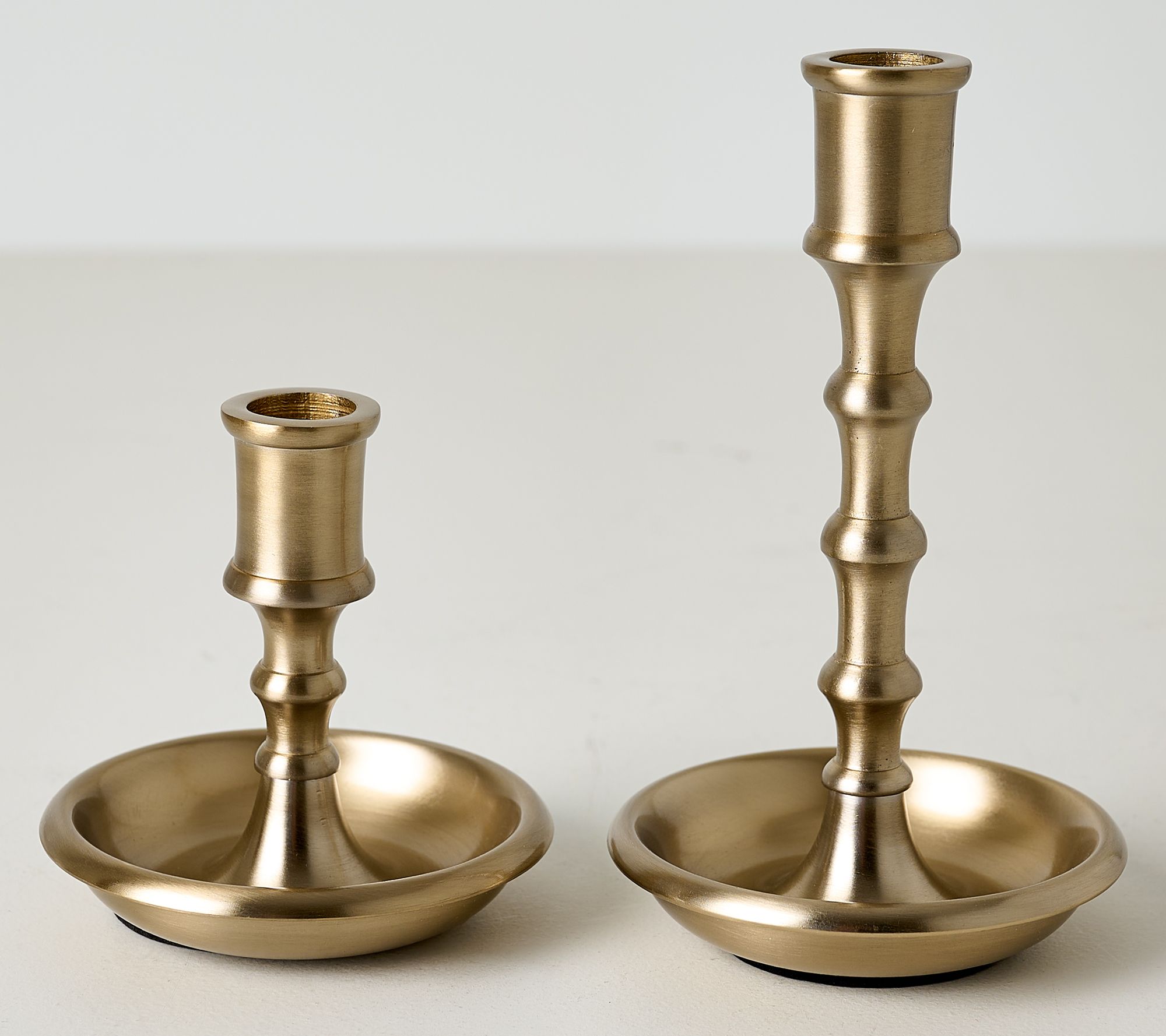 Me HOME by Jennie Garth Set of 2 Metal Taper Candle Holders