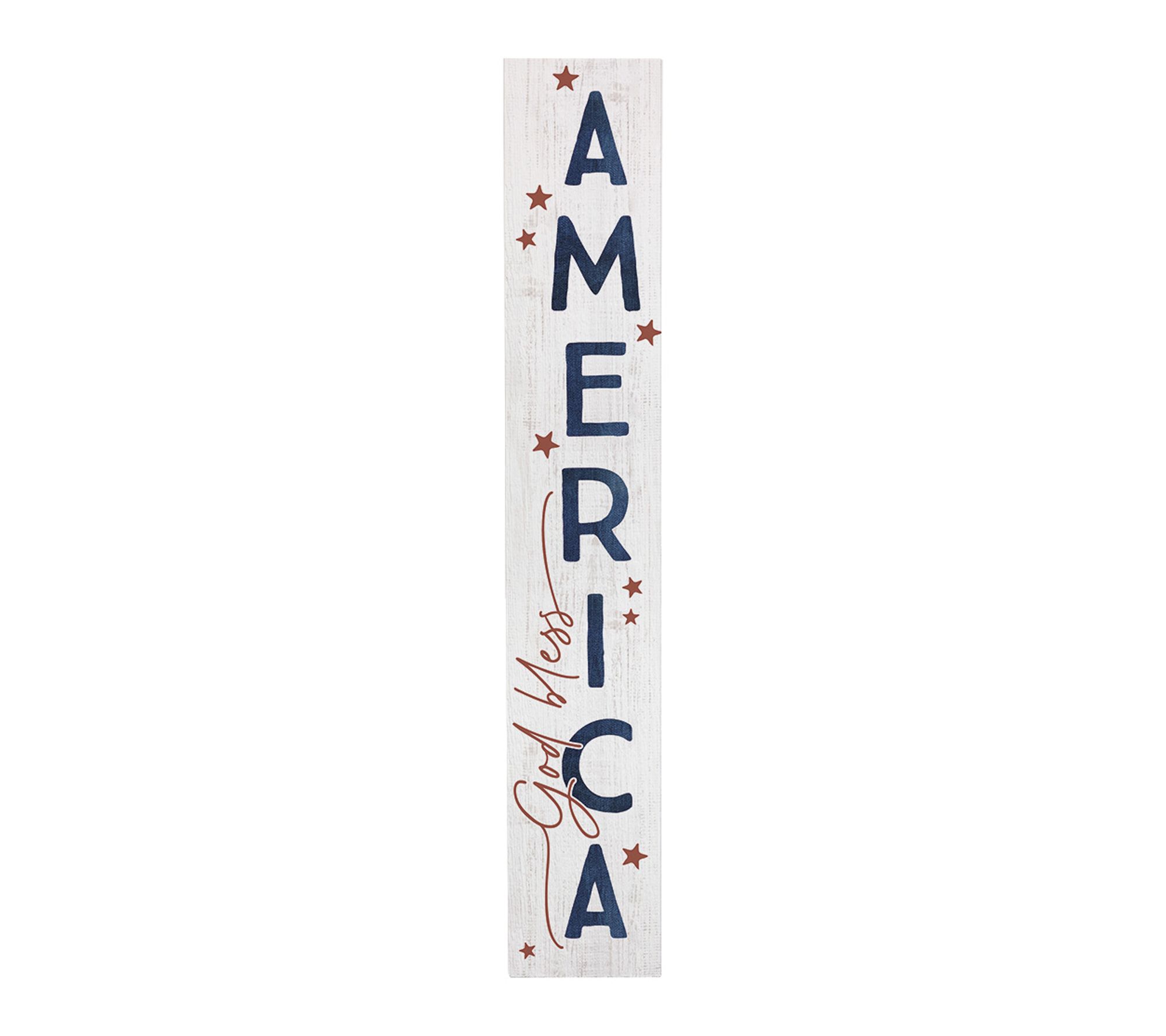  Sincere Surroundings 47" God Bless America Porch Board