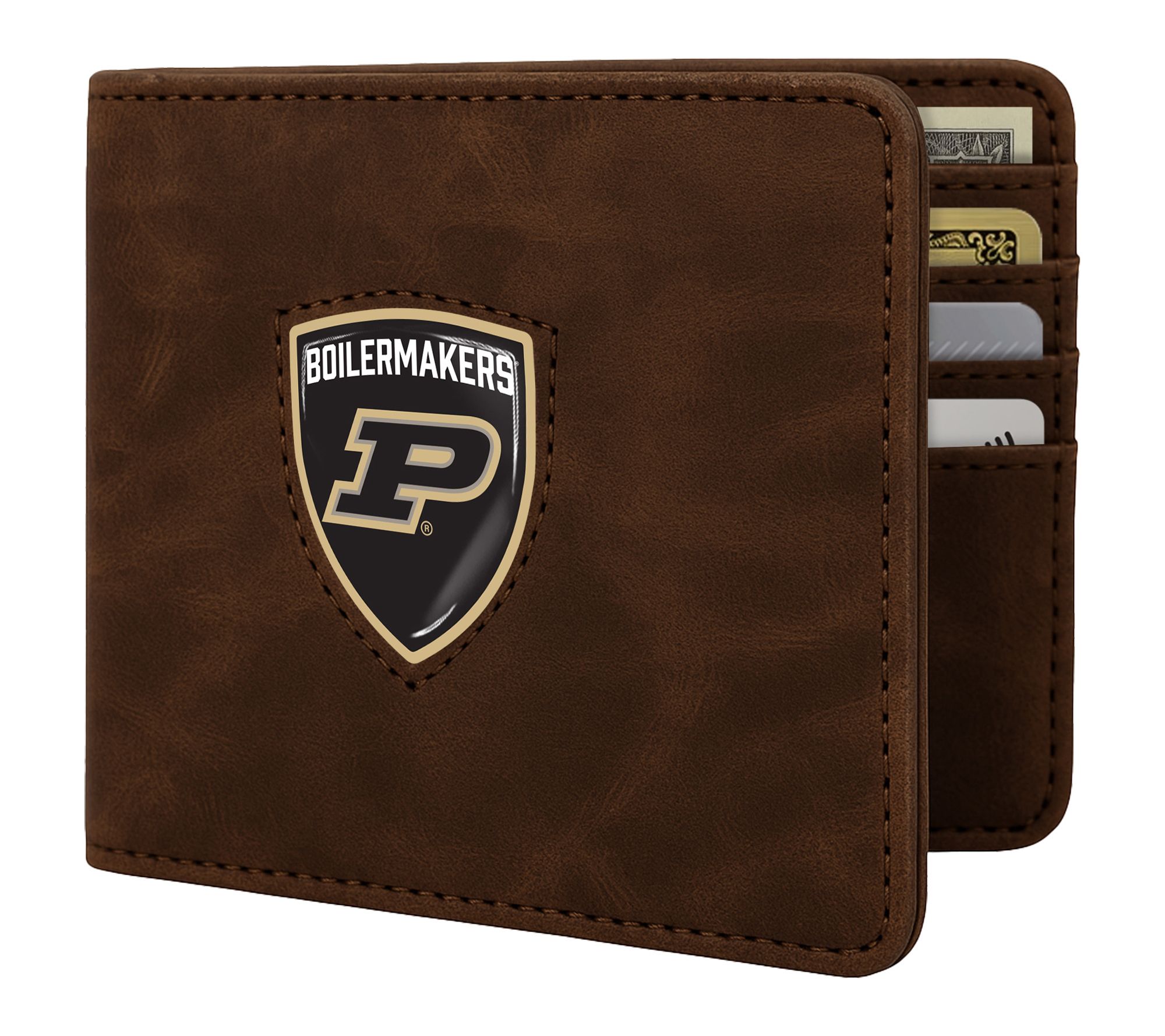 Littlearth NCAA Brown Shield Wallet