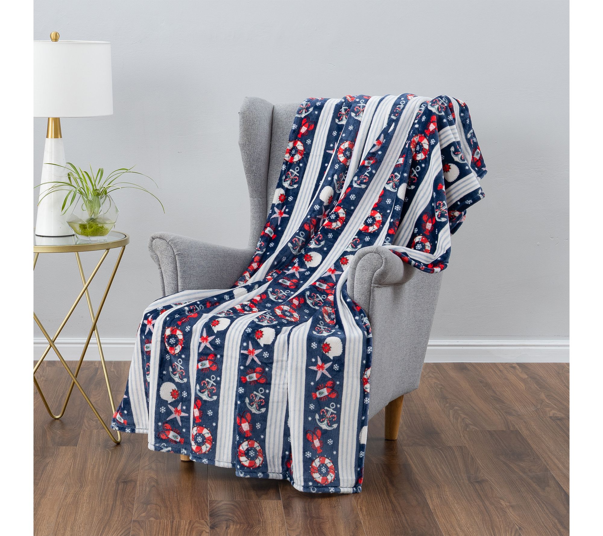 Berkshire 60x70 Coastal Holiday Throw
