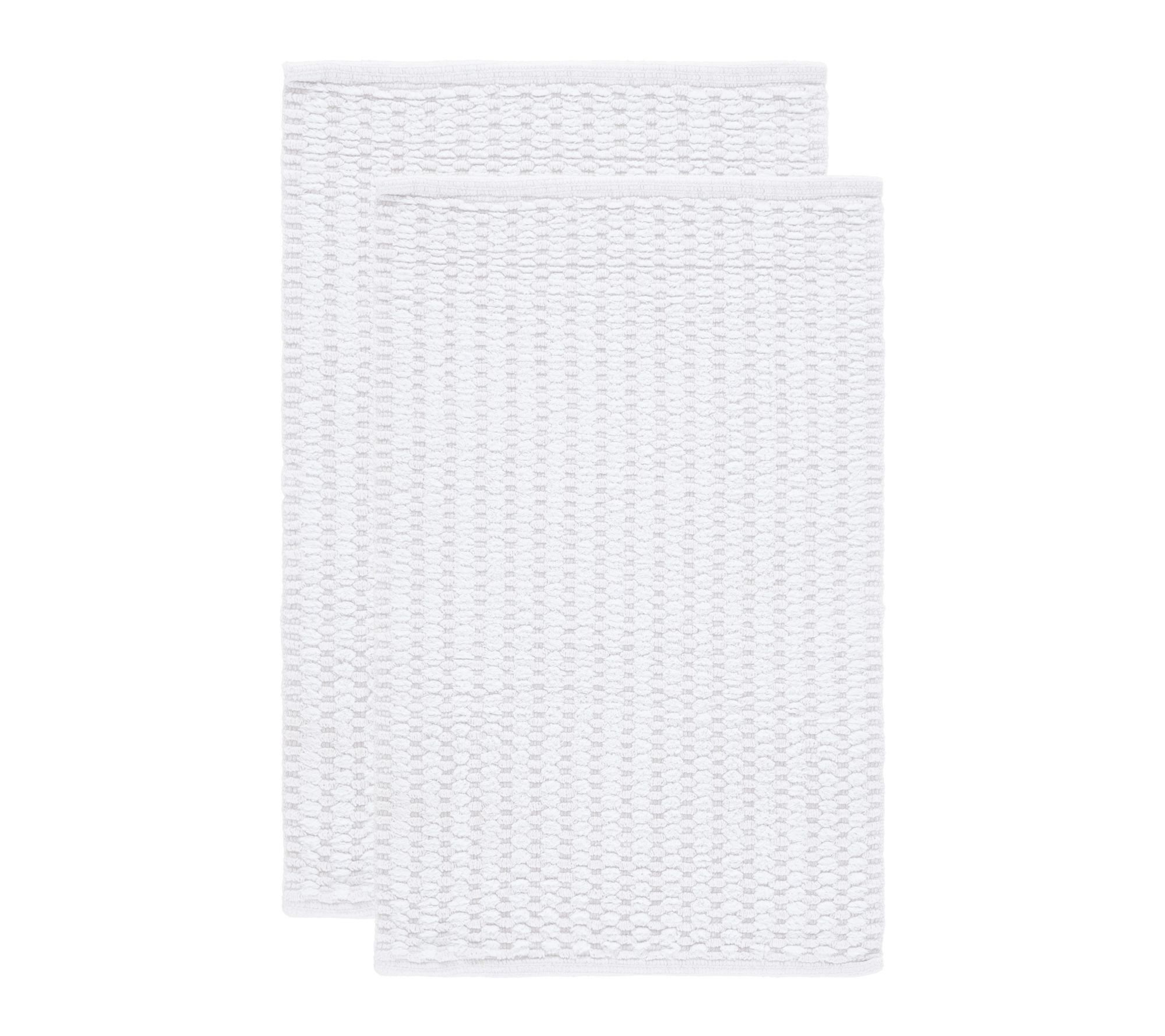 Olivia Textured Hatched 1'-8" X 2'-8" Bathmat (Set of 2)