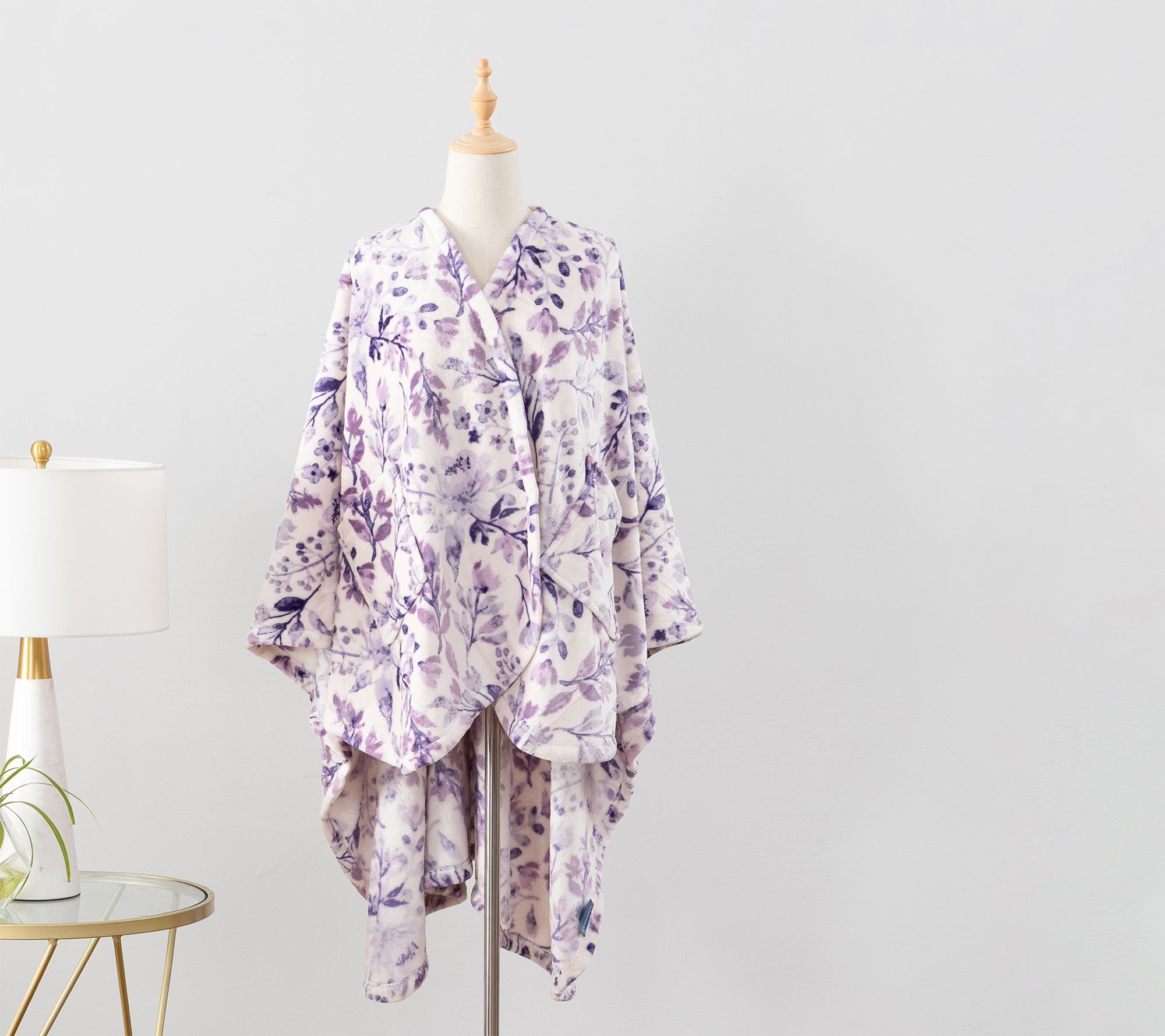 "As Is" Berkshire Velvetsoft Meadow Wearable Throw