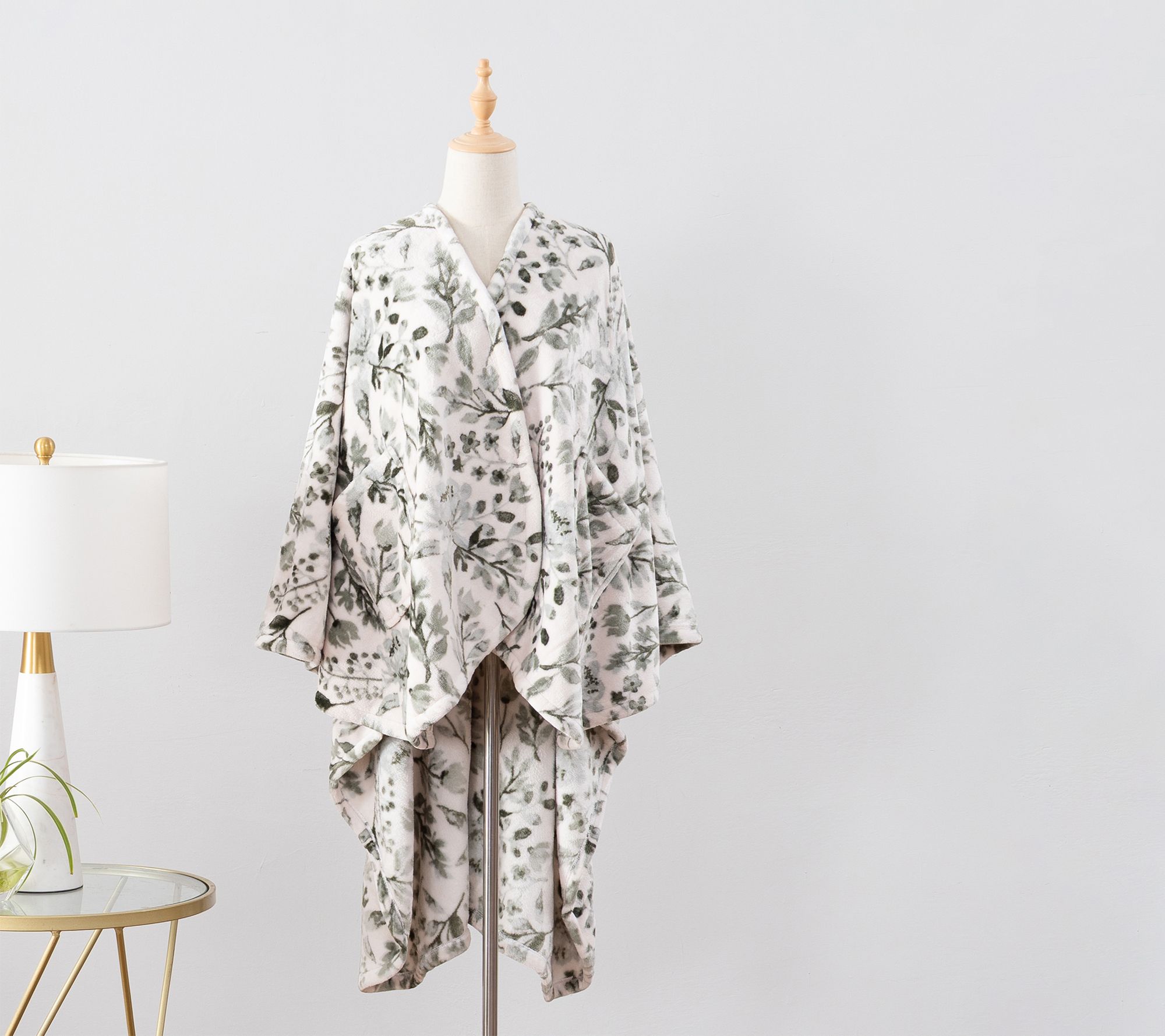 "As Is" Berkshire Velvetsoft Meadow Wearable Throw
