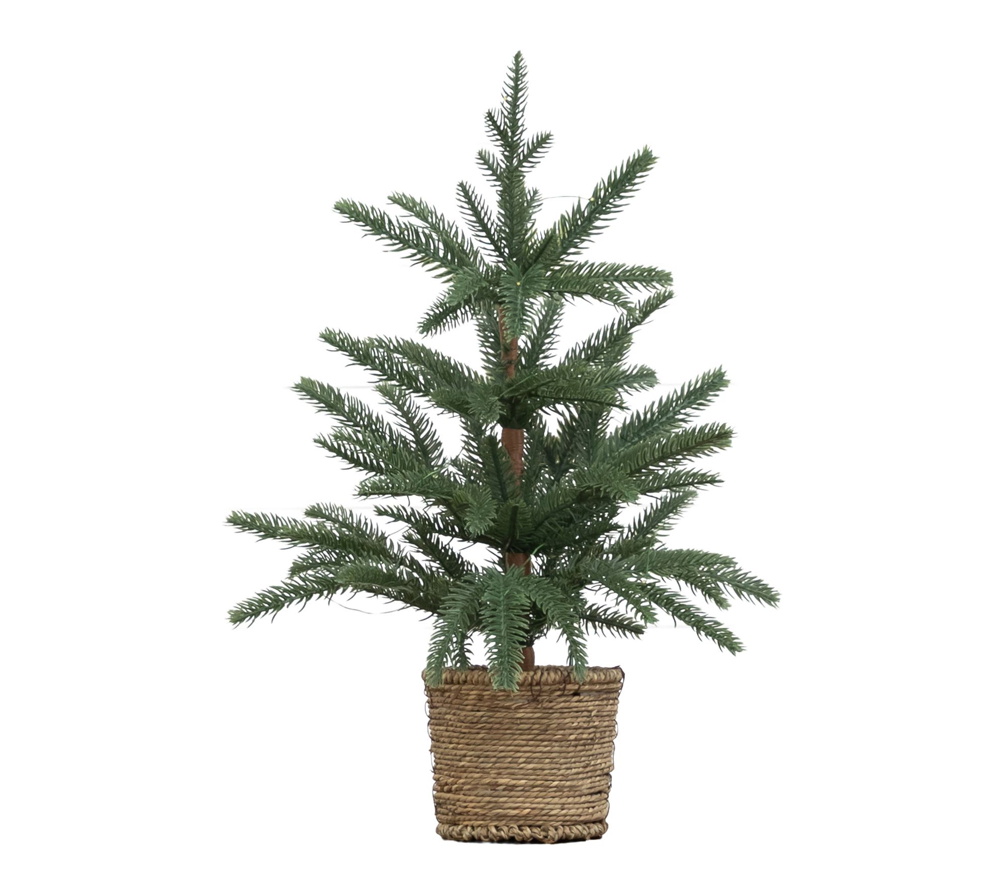 18-in Christmas Tree with 15 LED Lights by Nearly Natural