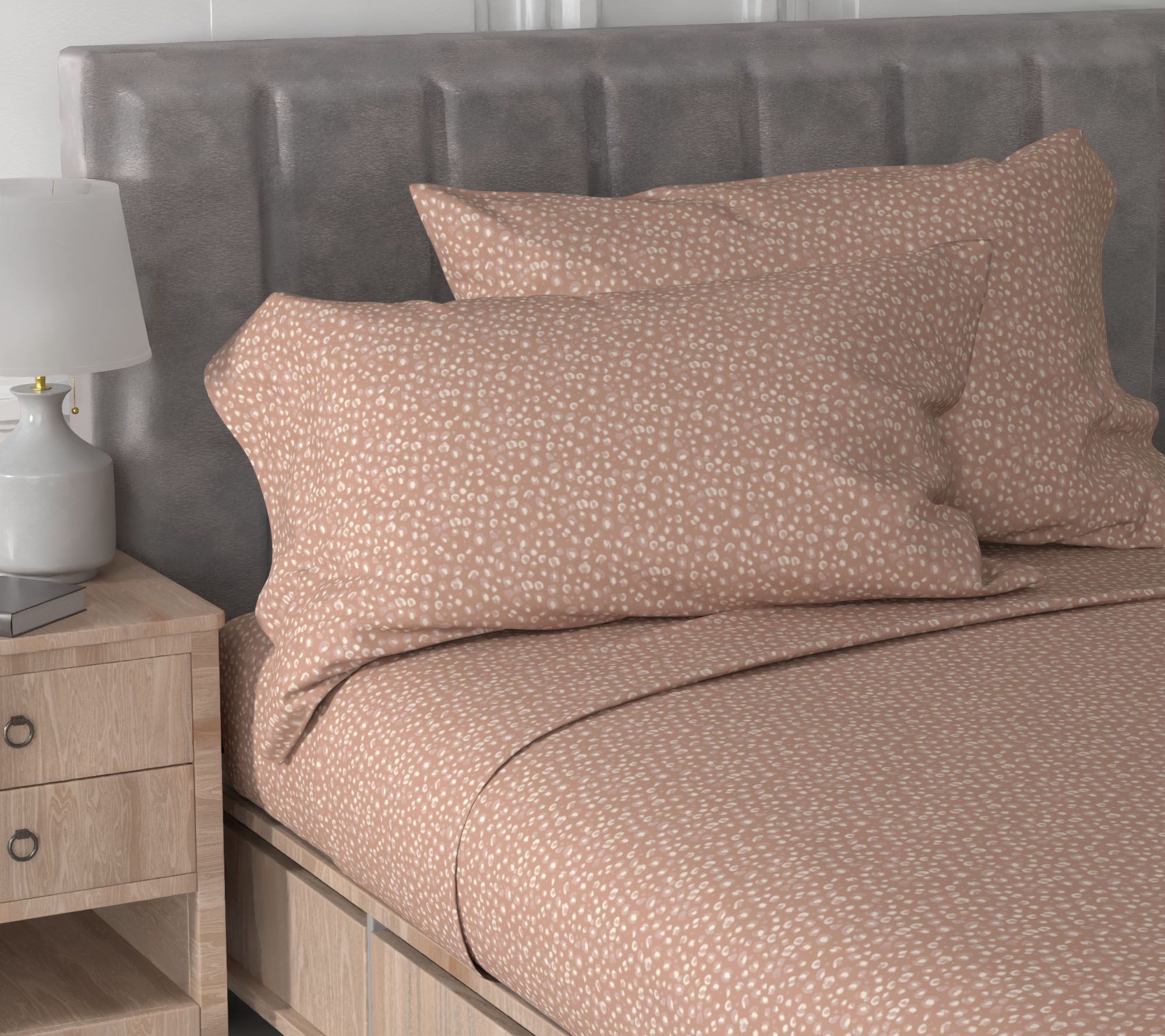  LOGO Home by Lori Goldstein Animal Print 4pc Sheet Set