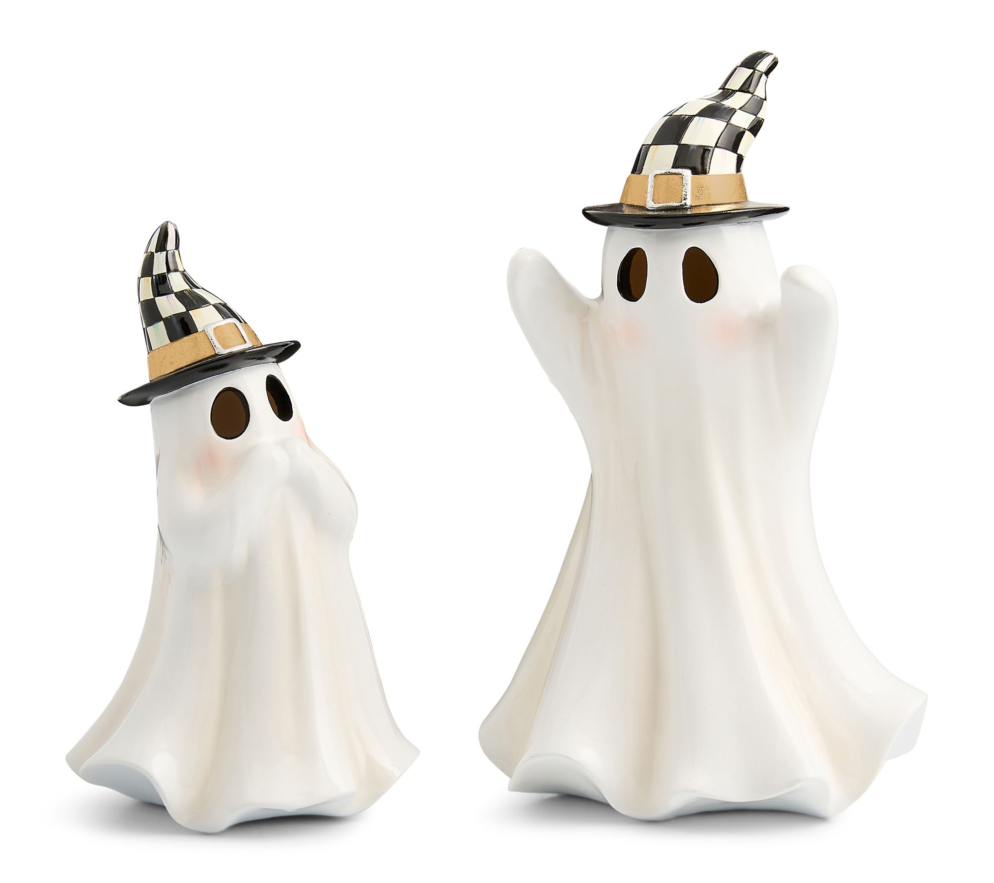 MacKenzie- Childs Set of 2 Illuminated Ghosts