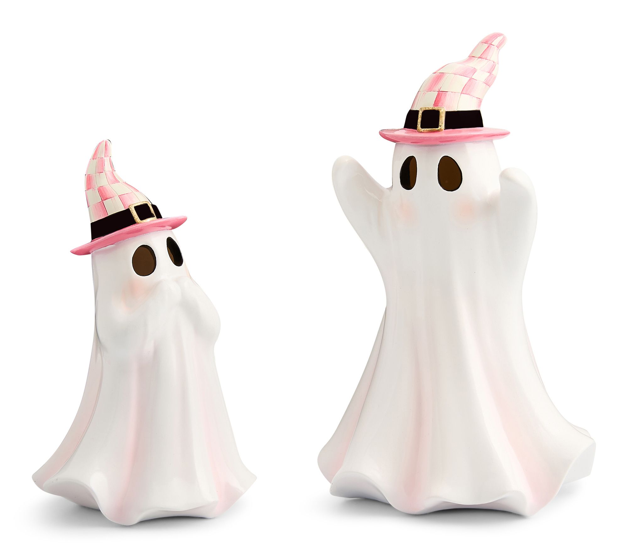 MacKenzie- Childs Set of 2 Illuminated Ghosts