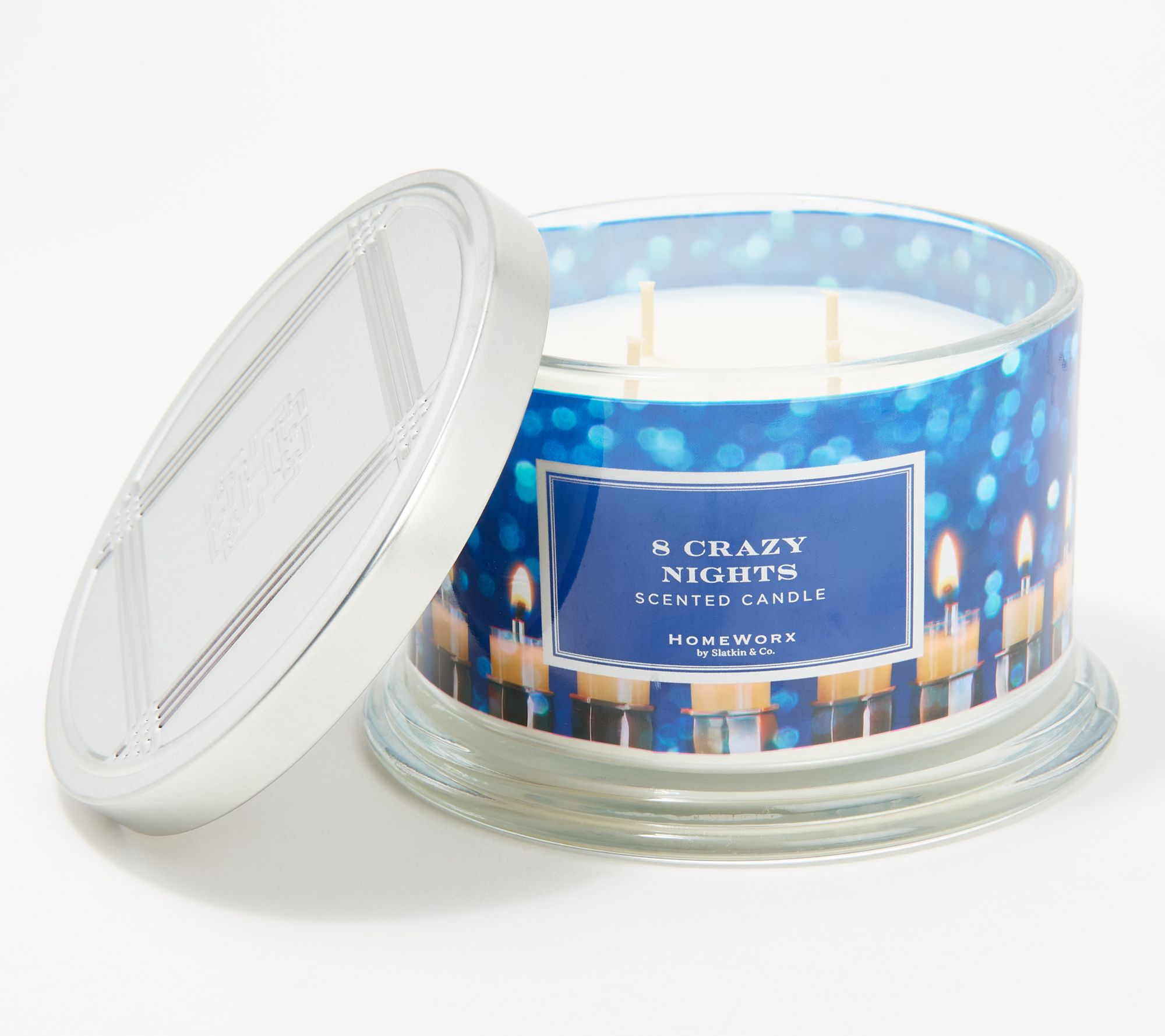 HomeWorx by Slatkin & Co. 8 Crazy Nights 18oz Candle - QVC.com