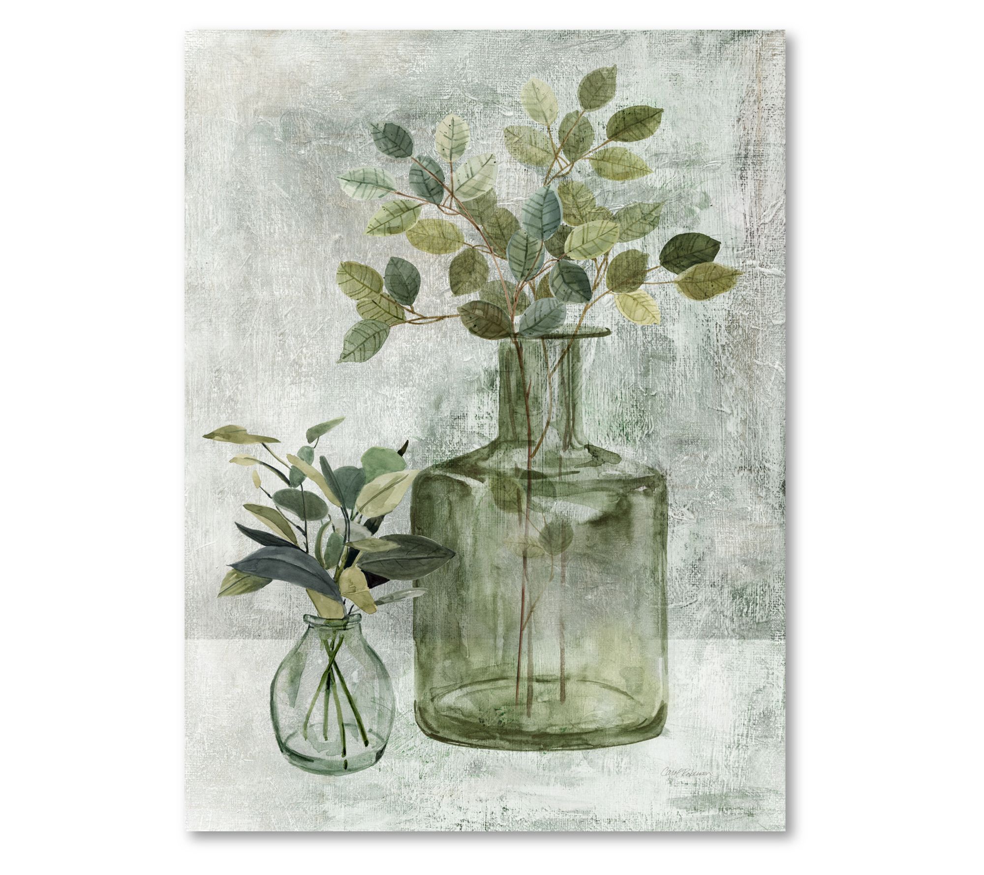 Courtside Market Simply Green II 16x20 Canvas Wall Art