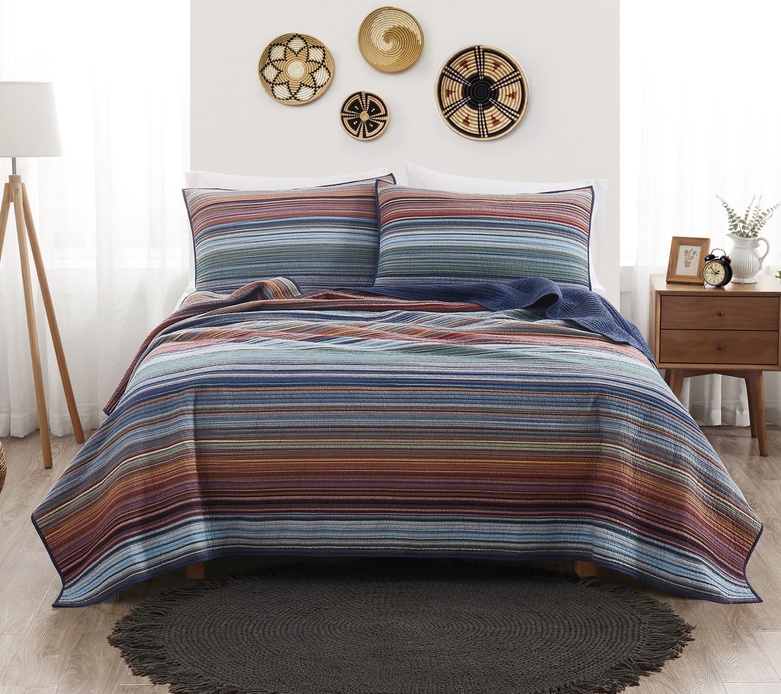 Brooklyn Loom Yarn Dye Full/Queen Quilt Set
