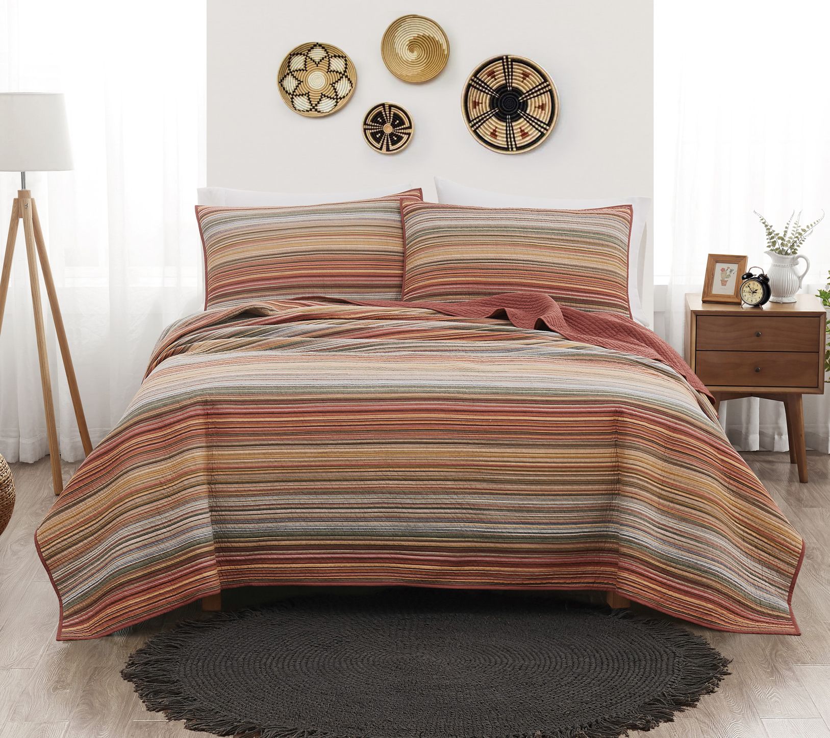 Brooklyn Loom Yarn Dye Full/Queen Quilt Set
