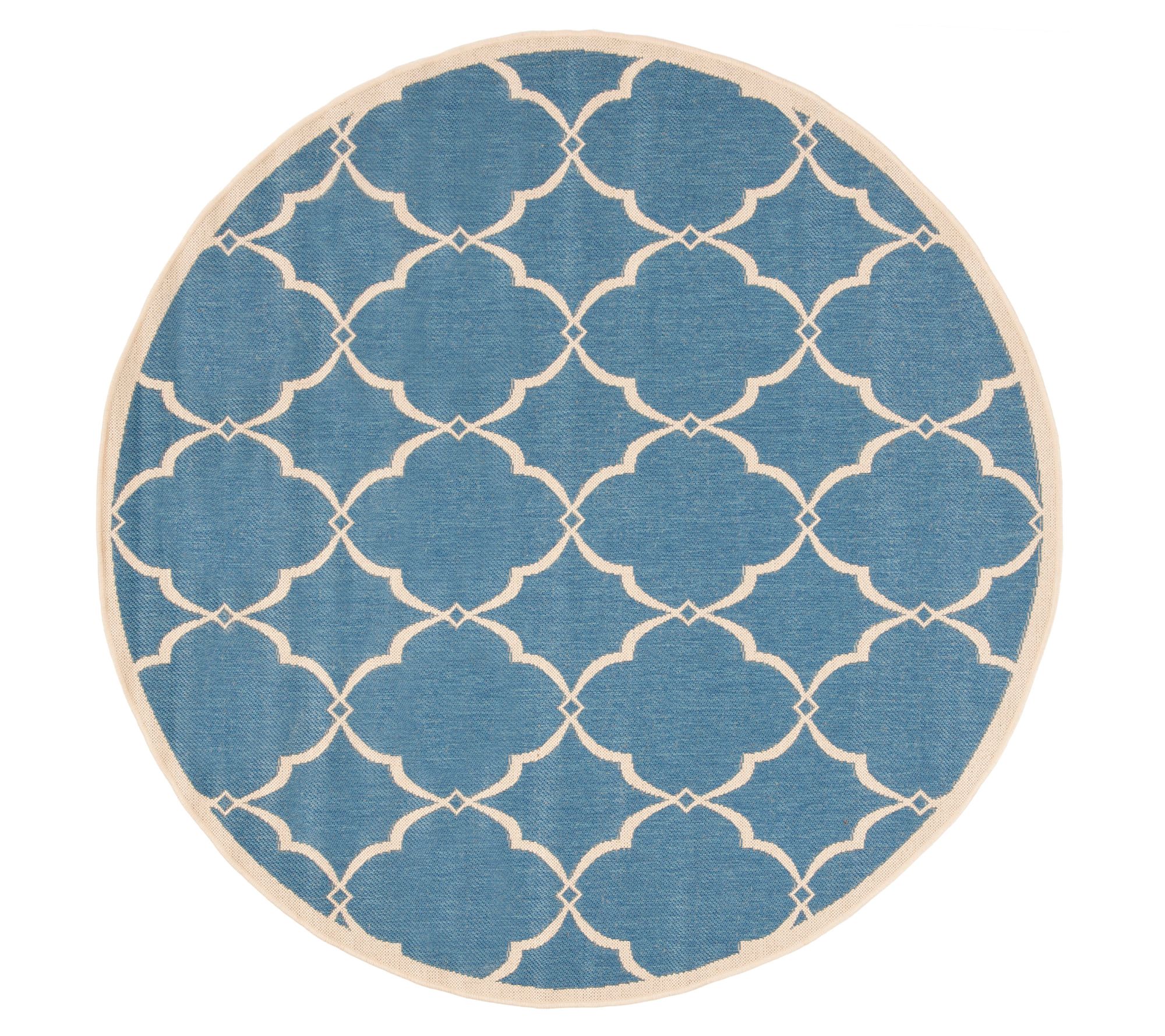 Beach House 125 Col. 6'7" x 6'7" Outdoor Rug by Valerie
