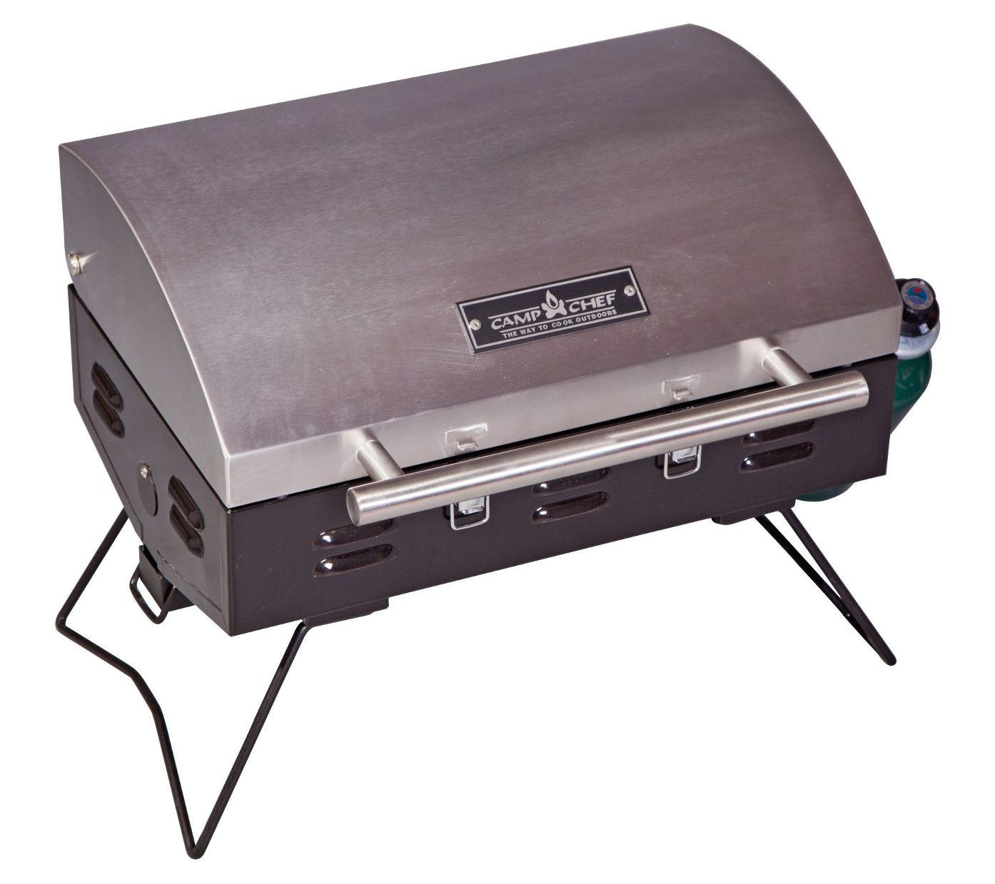 Camp Chef Stainless Steel Tabletop Grill - QVC.com Camp Chef Stainless Steel Portable Bbq Grill