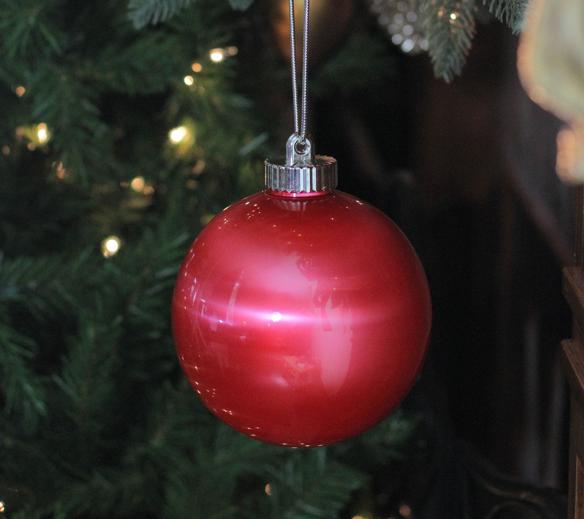 Northlight LED Lighted Red B/O Christmas Ball Ornament Lights