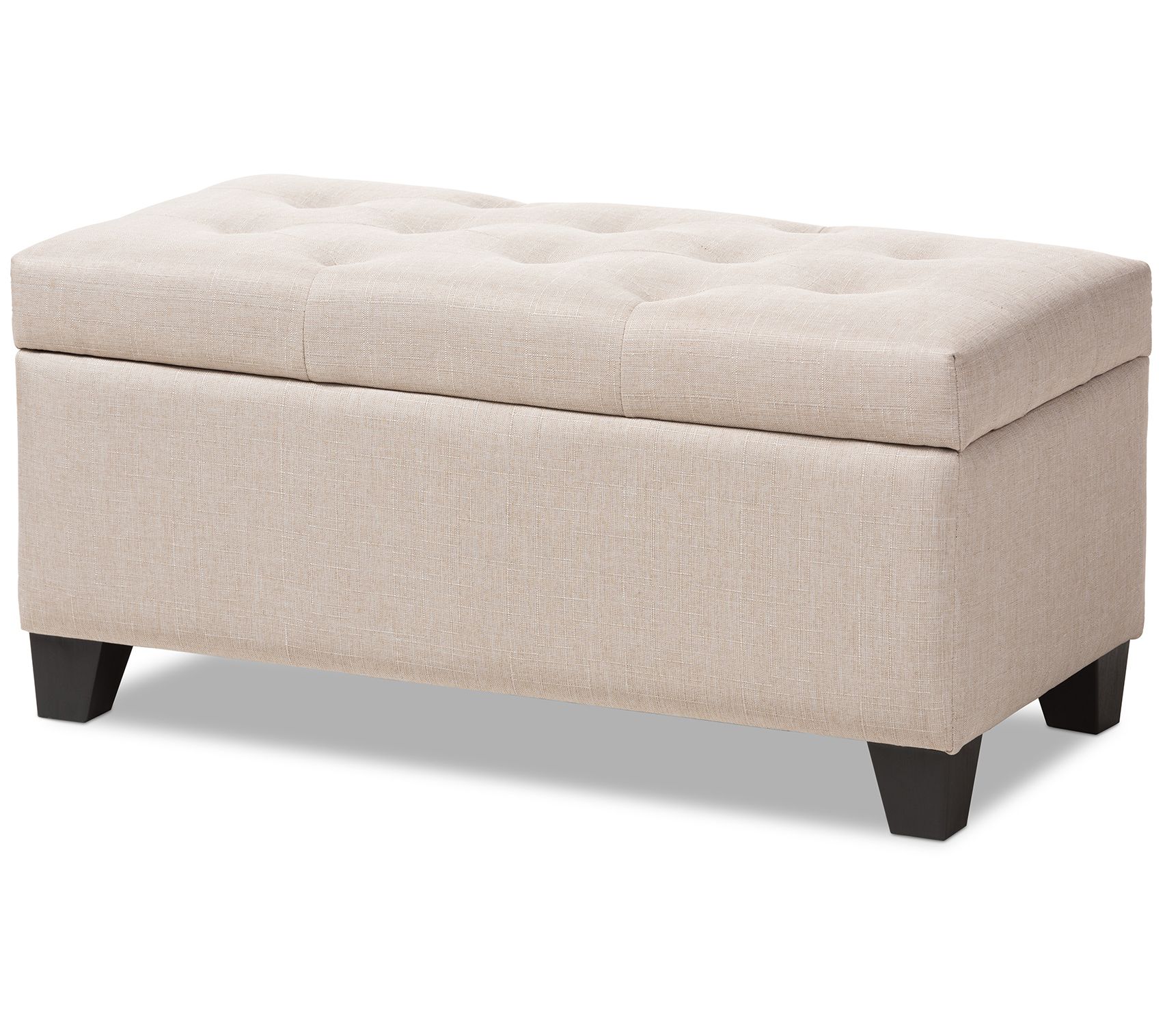 Michaela Modern and Contempora ry Upholstered Storage Ottoman