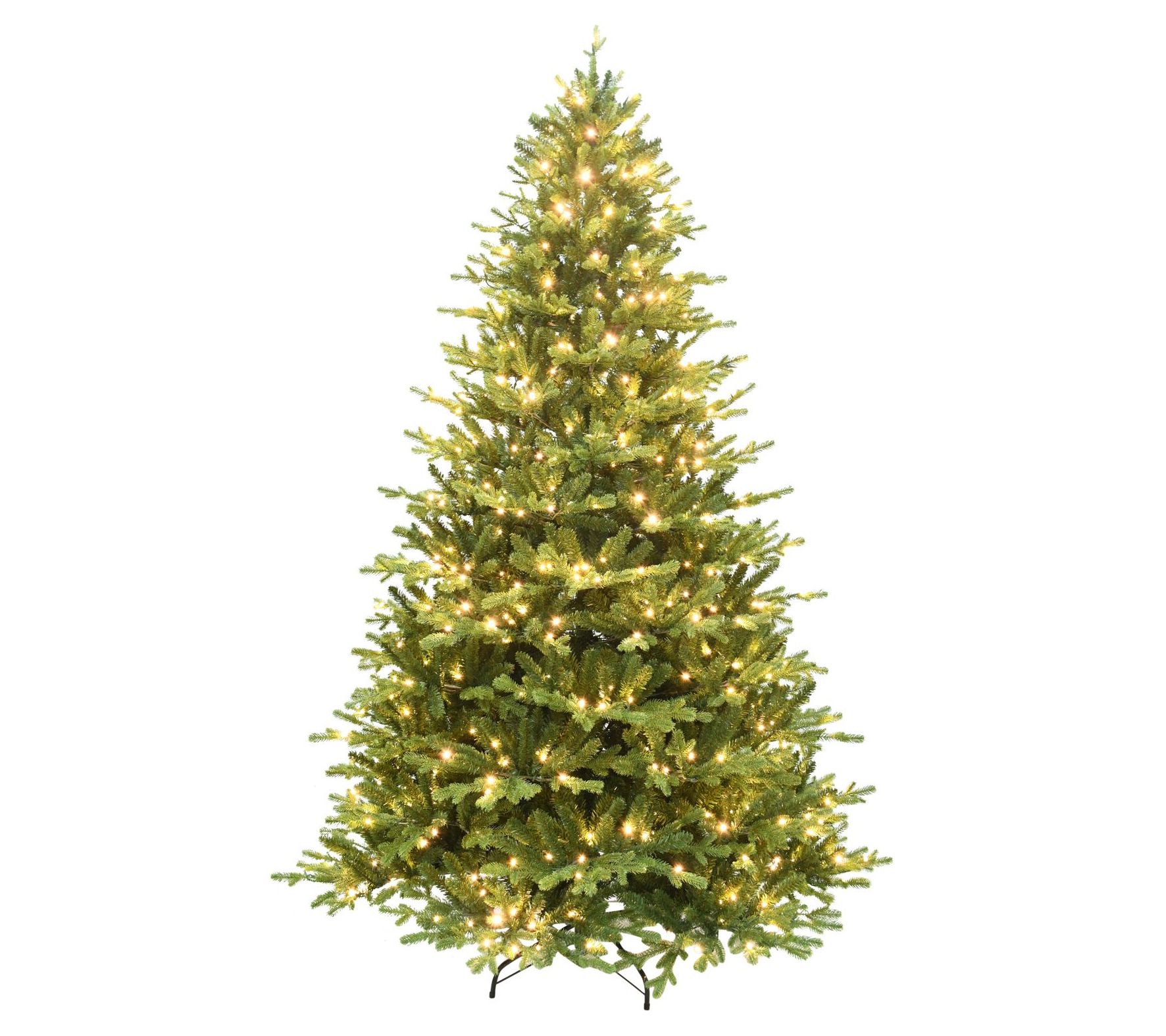 Fraser Hill Farm 7.5' Oregon Pine Christmas Tre  e w/LED
