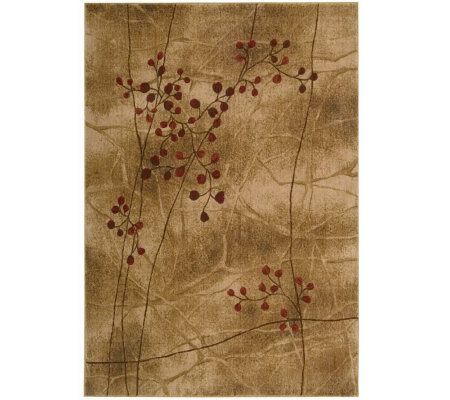 Nourison Atlas 3'6" x 5'6" Marble Vines MachineMade Rug