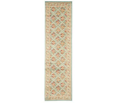 Lyndhurst Floral Lattice Power Loomed 2'3" x 16' Runner
