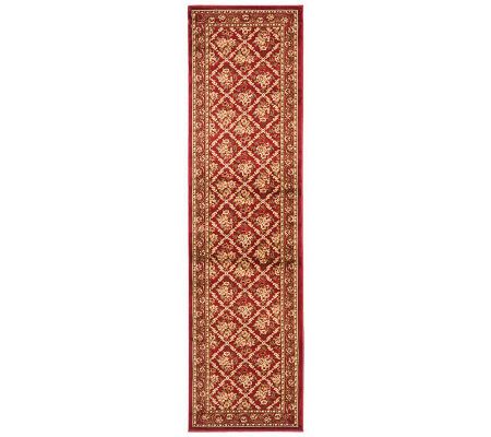 Lyndhurst Floral Lattice Power Loomed 2'3" x 16' Runner