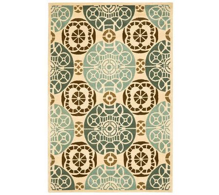 Safavieh Capri Collection Overdye 8' x 10' Wool& Viscose Rug
