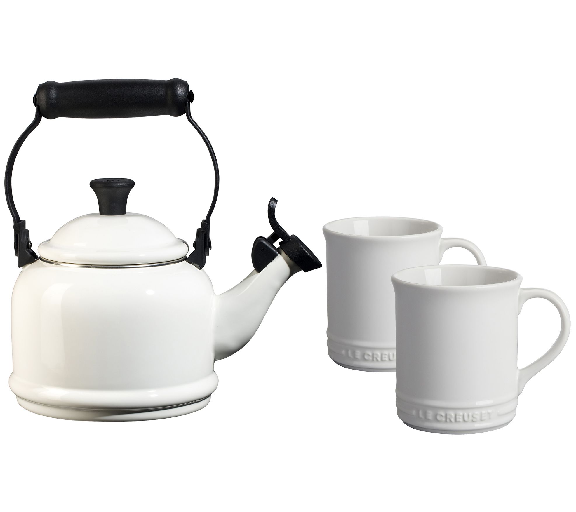 Le Creuset Demi Kettle and Mugs Set