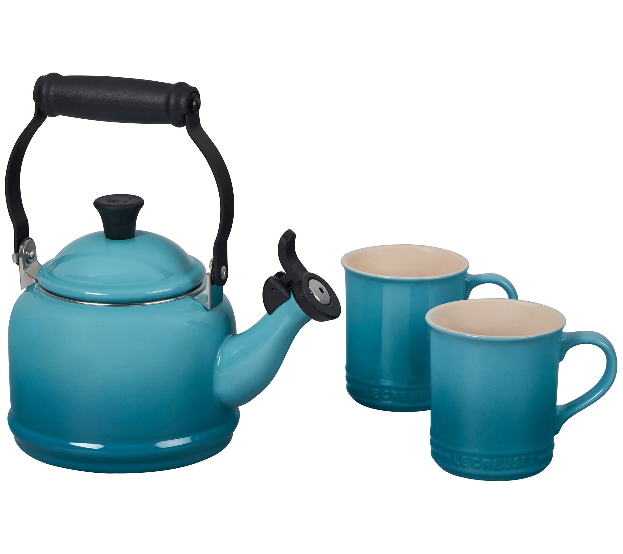 Le Creuset Demi Kettle and Mugs Set
