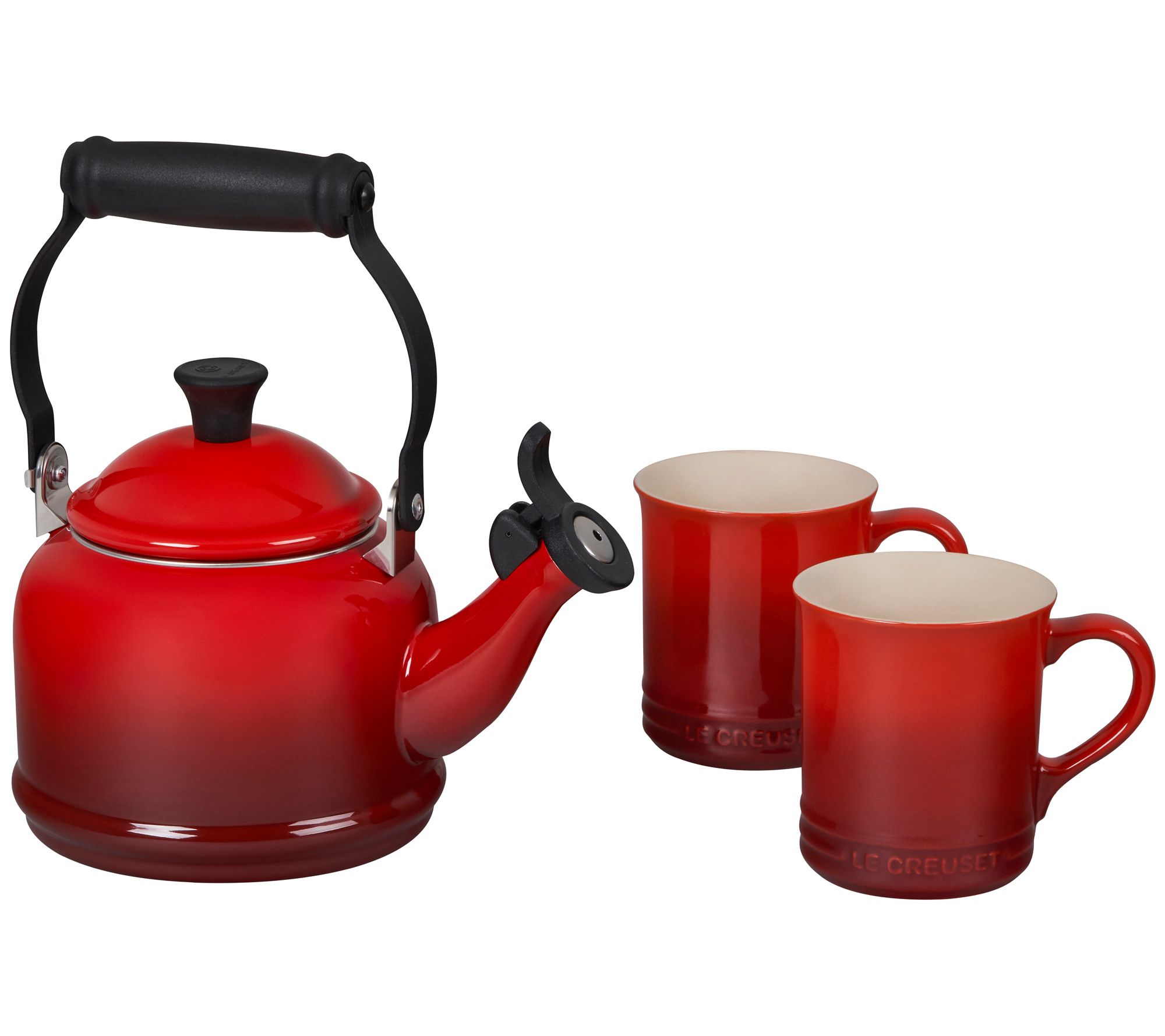 Le Creuset Demi Kettle and Mugs Set