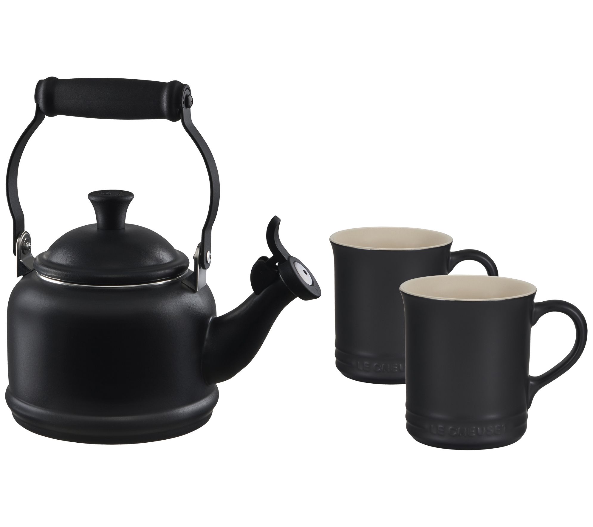 Le Creuset Demi Kettle and Mugs Set
