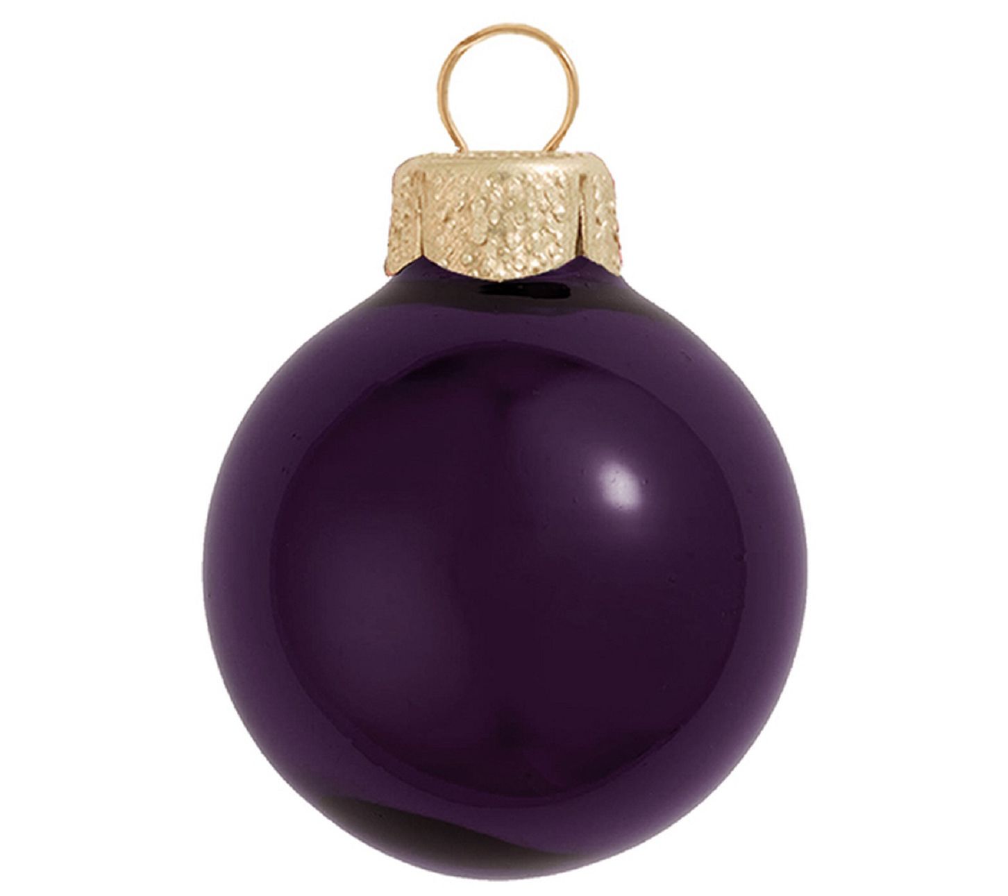 Whitehurst 8-Piece 3.25" Glass Ornament with Shiny Finish