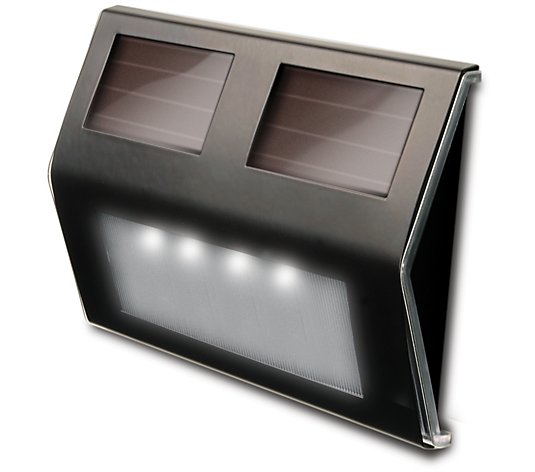 MAXSA Metal Solar Deck Light - pack of 4
