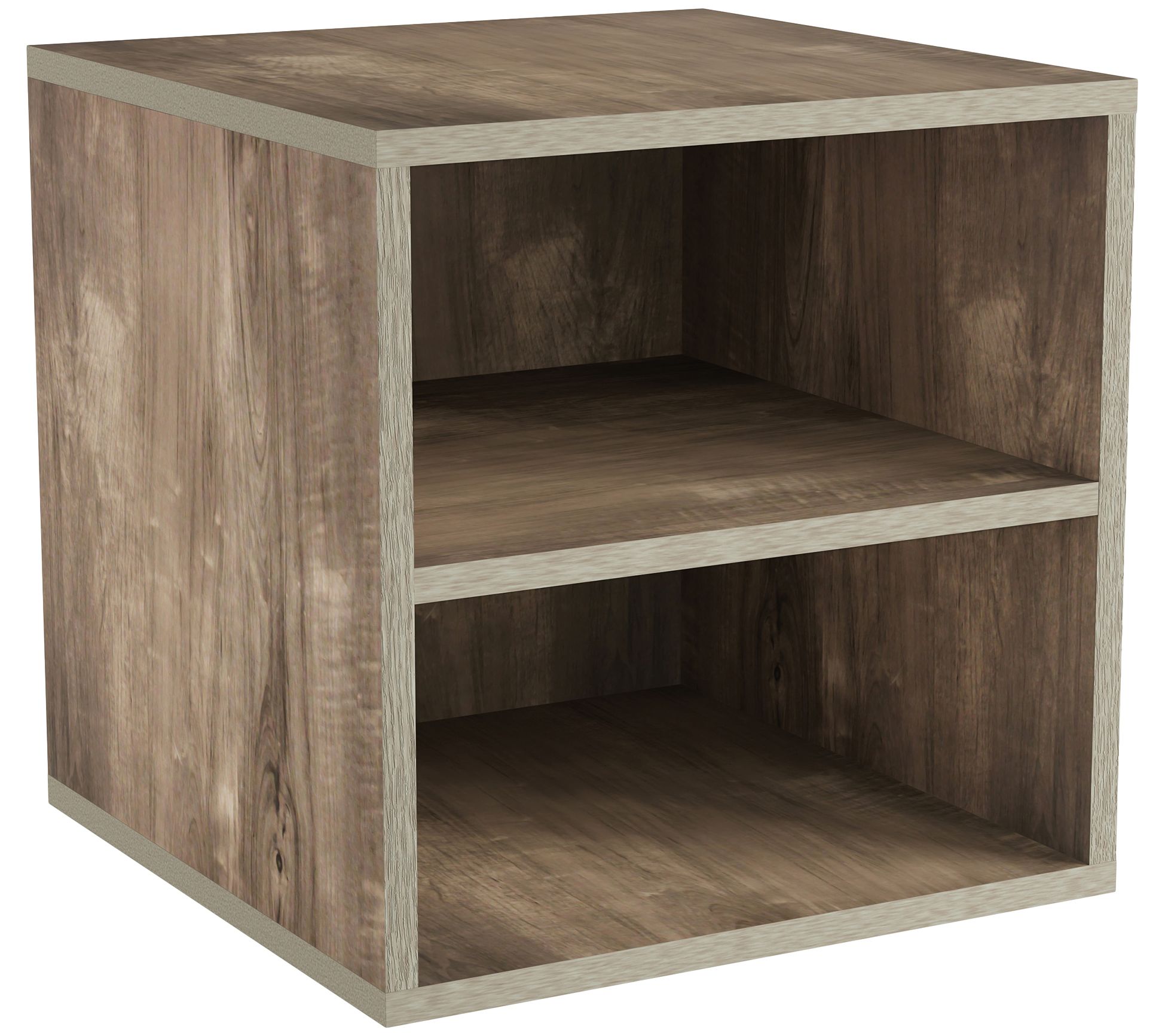Lavish Home Modular Cube End Table with Shelves