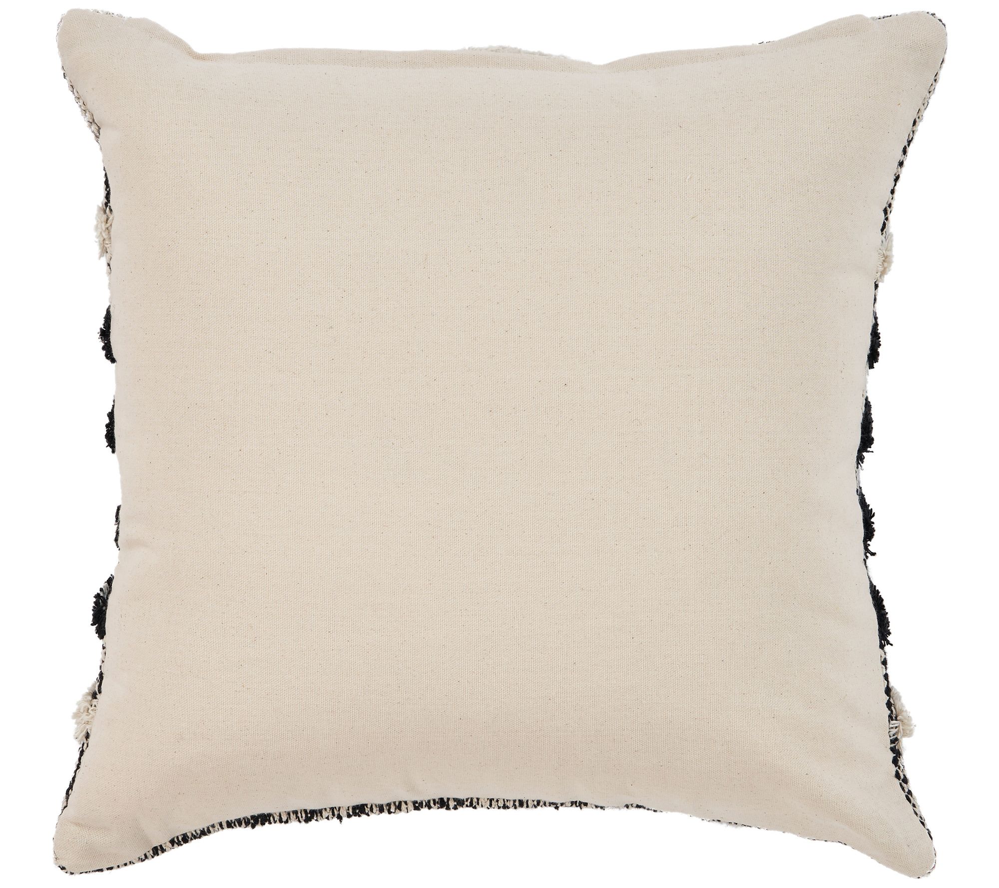 Ox Bay Black Pinstripe Throw Pillow