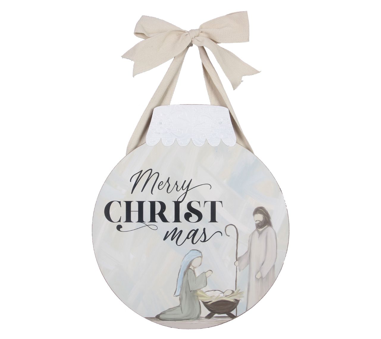 Young's S/3 Wood Christmas Ornament Shaped Wall Signs