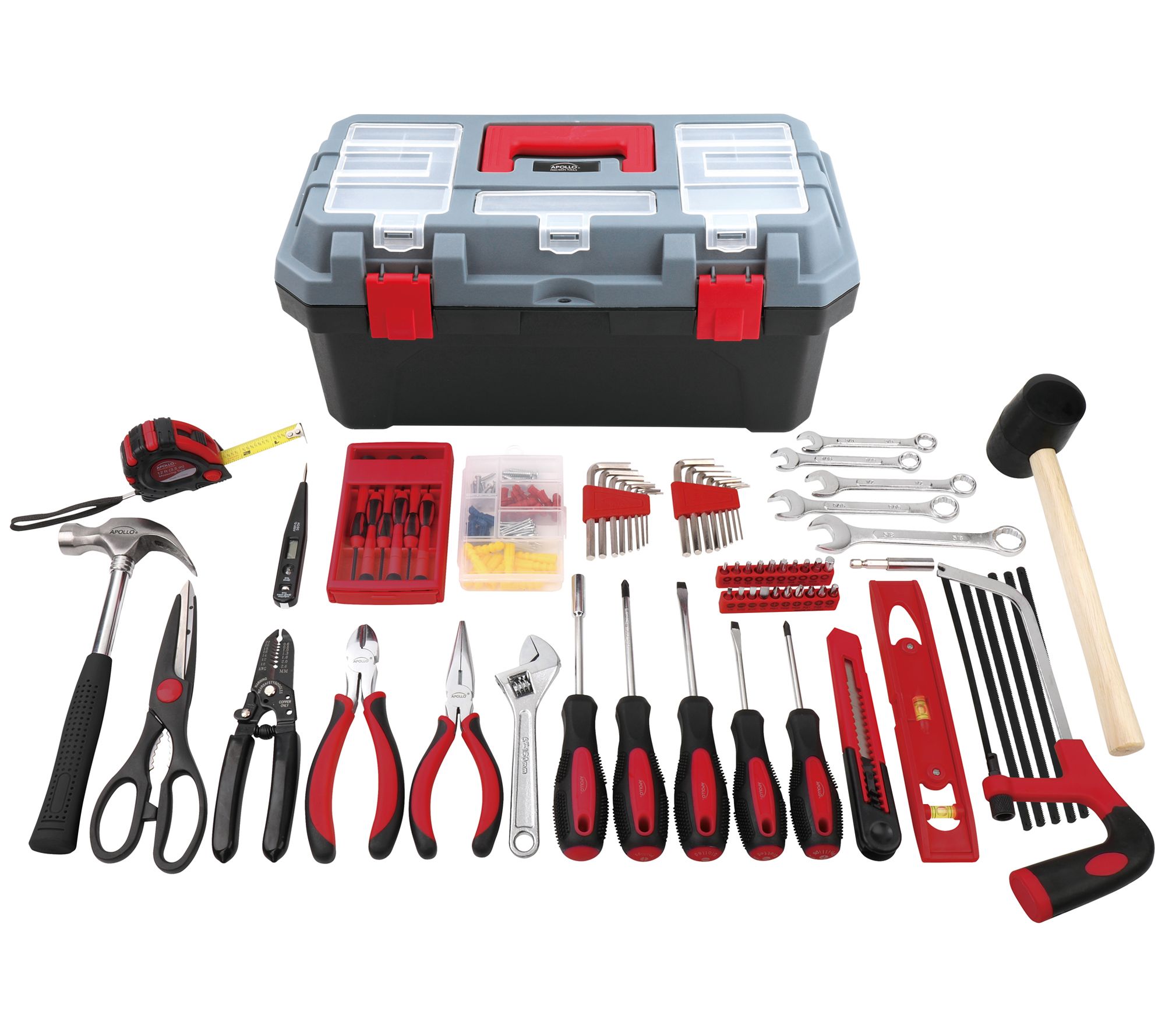 Apollo Tools 170-Piece Household Tool Kit