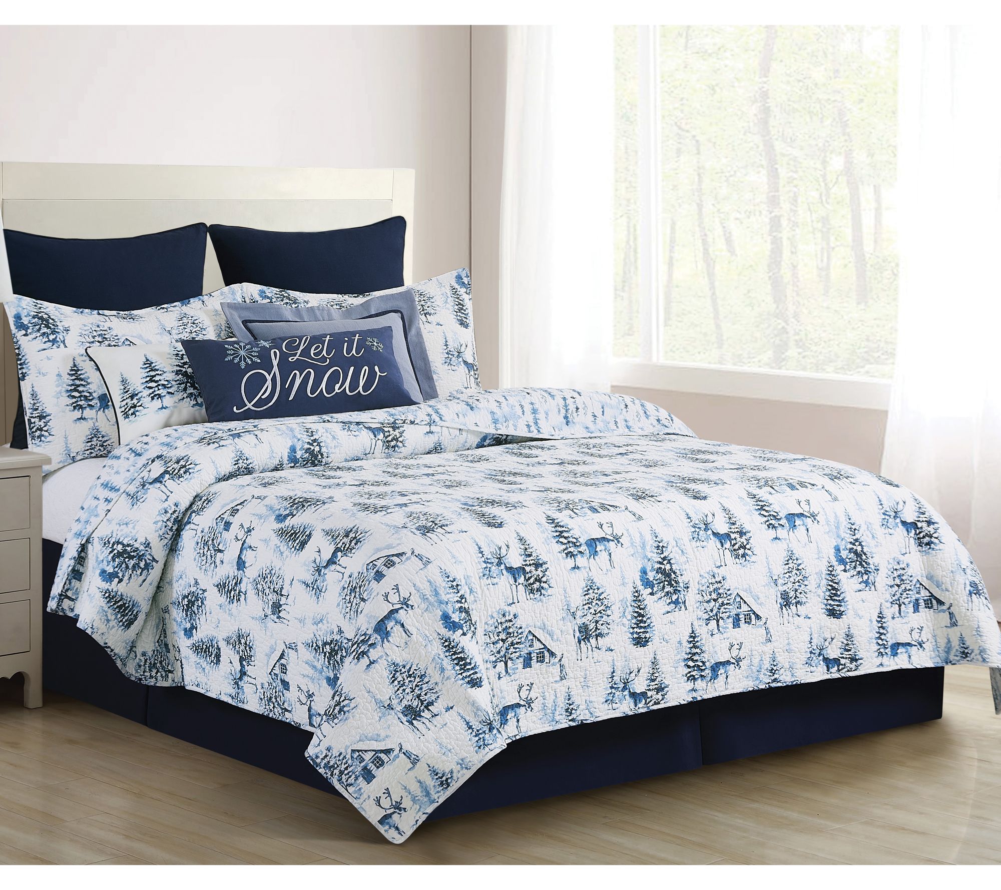 Frasier Full/Queen Quilt Set by Valerie
