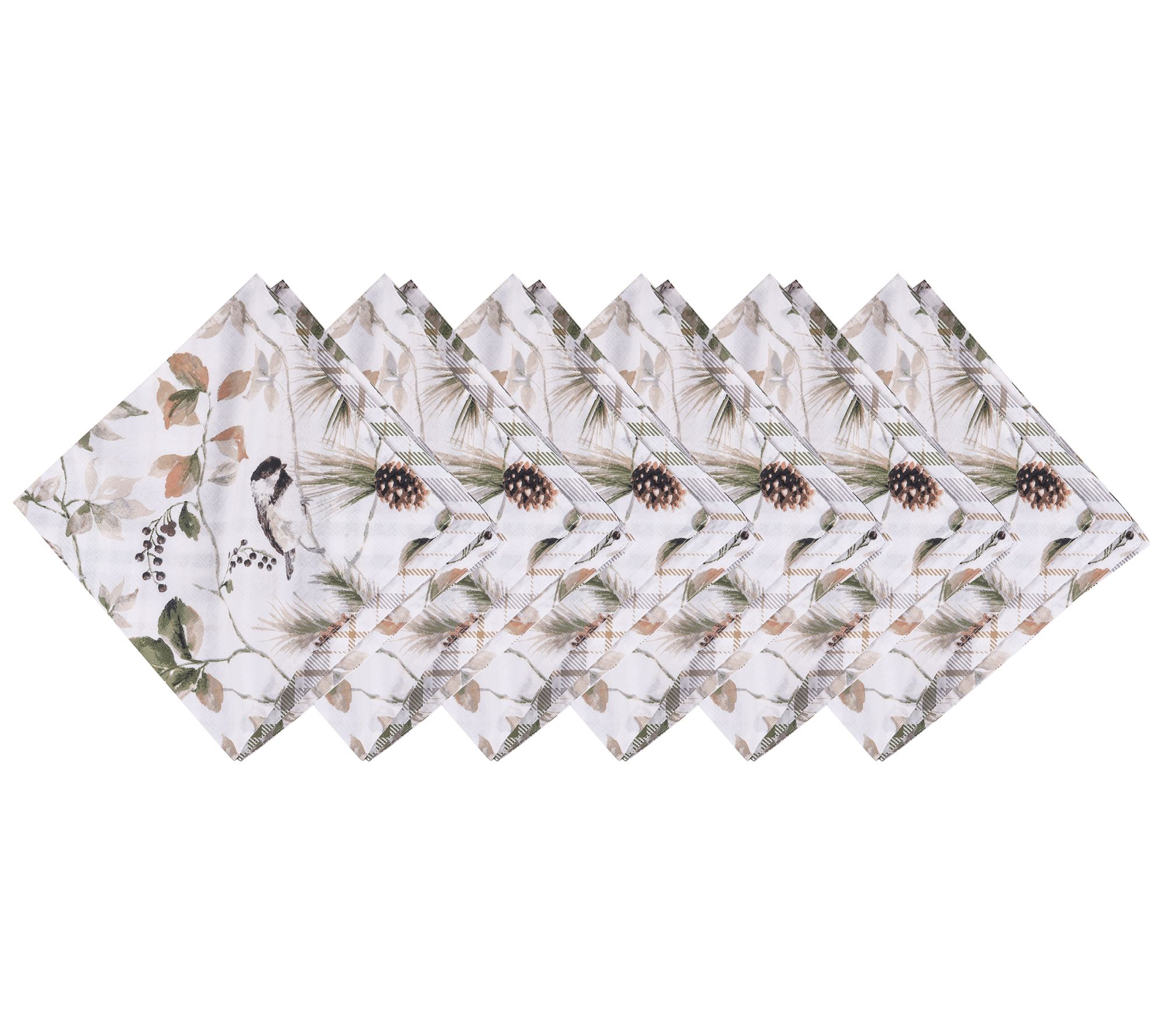 Mira Songbird Napkin Set of 6 by Valerie