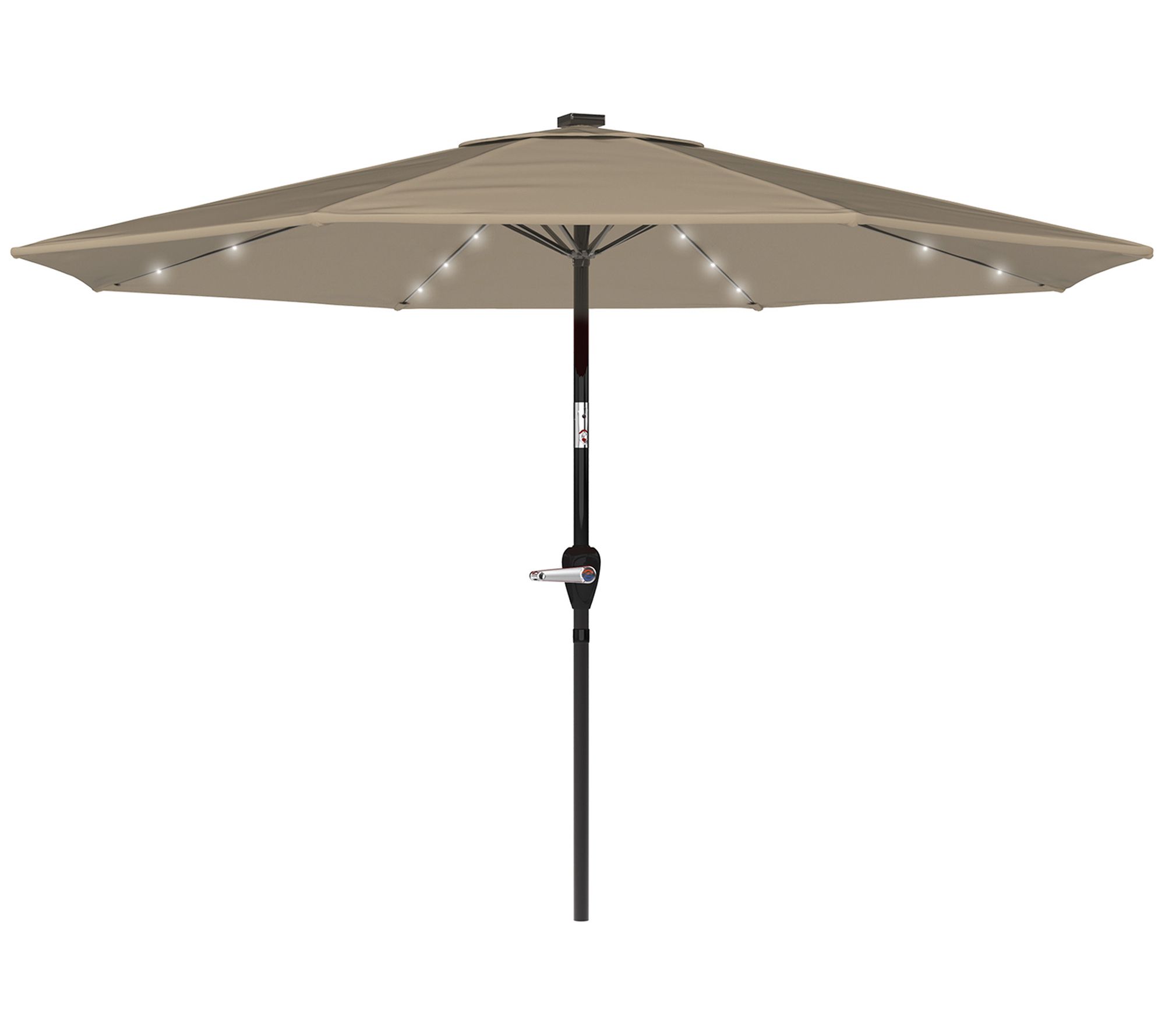Pure Garden Patio Umbrella with Lights 10FT Out door Sun Shade