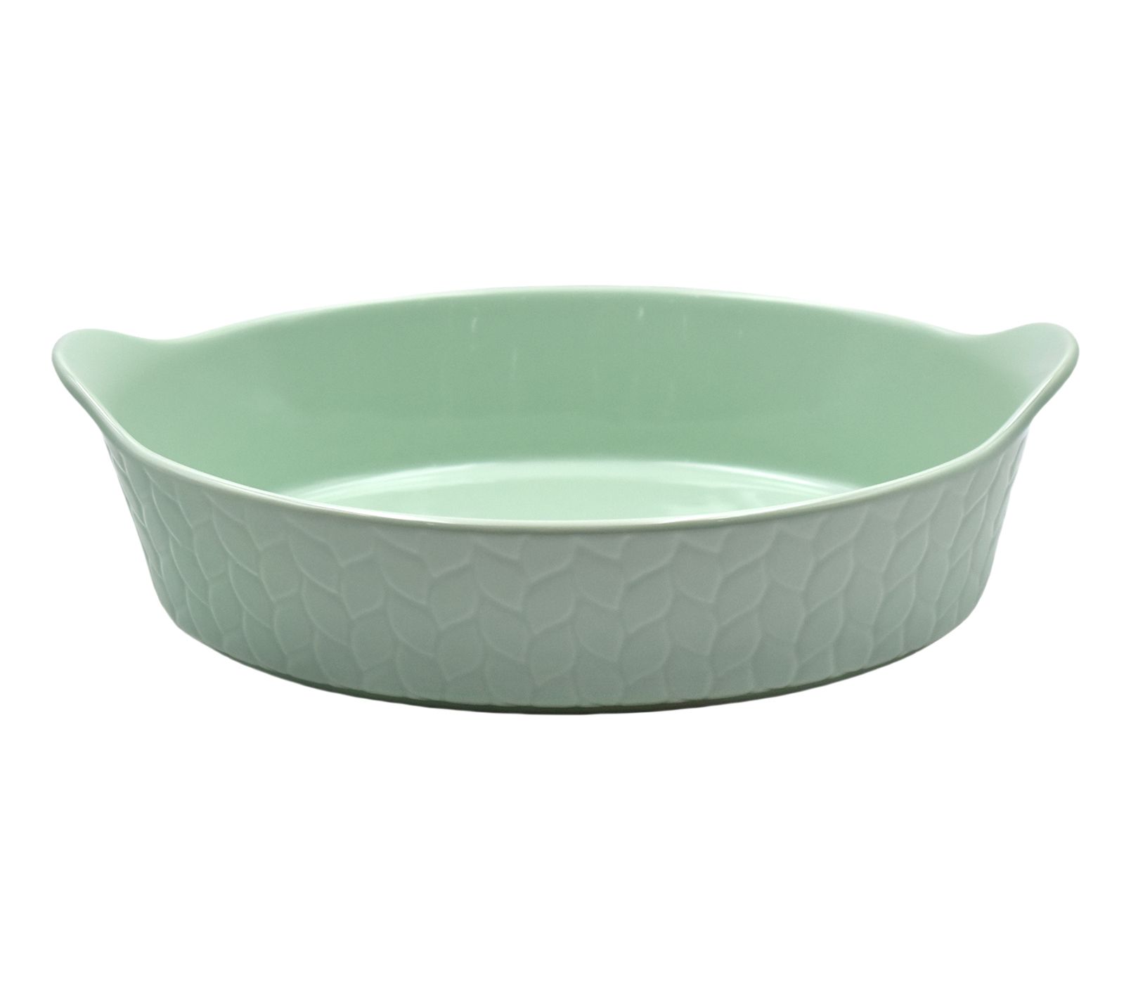 Temp-tations Carved Willow 3-qt Deep Wall Casserole Dish