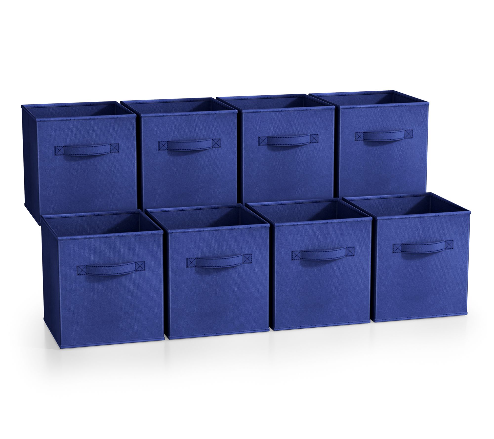 Sorbus 8 Pack 11 Inch Foldable Fabric Storage Cbes