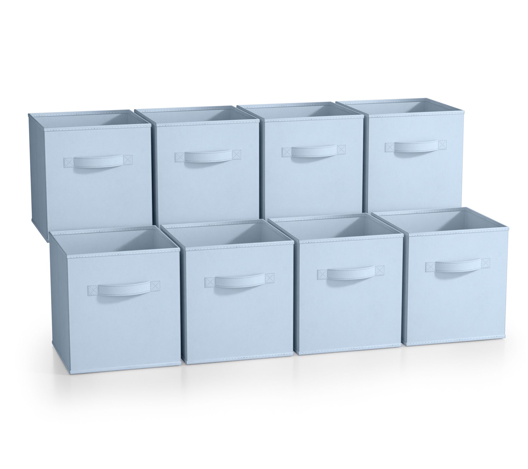 Sorbus 8 Pack 11 Inch Foldable Fabric Storage Cbes