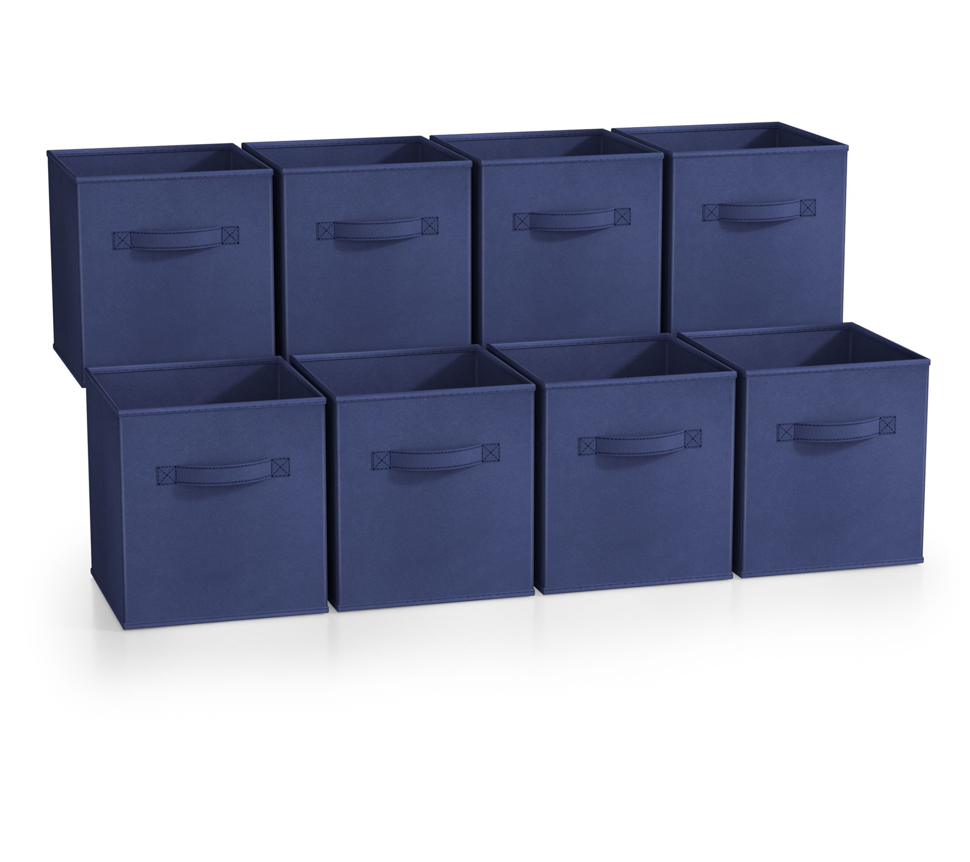 Sorbus 8 Pack 11 Inch Foldable Fabric Storage Cbes