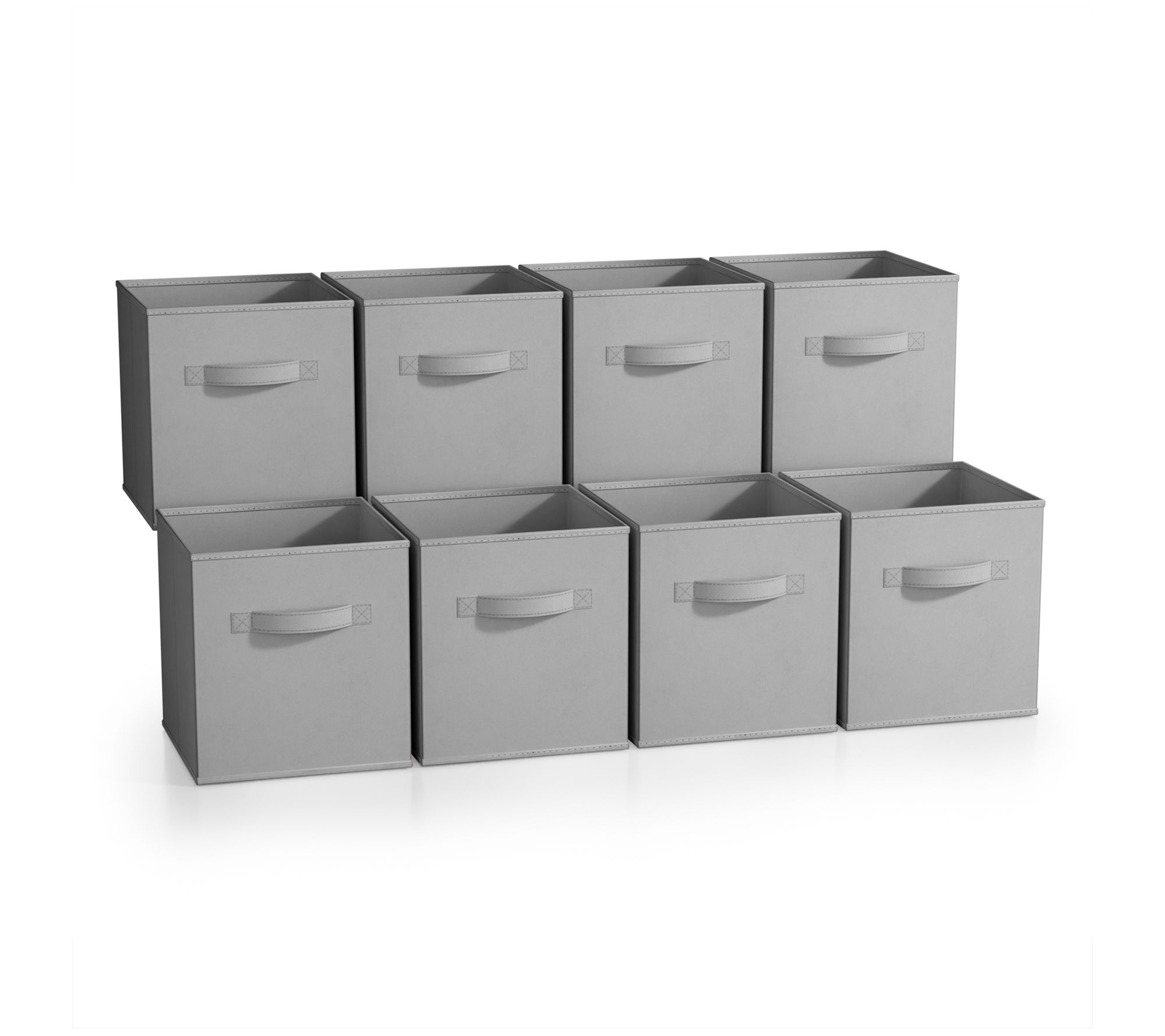 Sorbus 8 Pack 11 Inch Foldable Fabric Storage Cbes