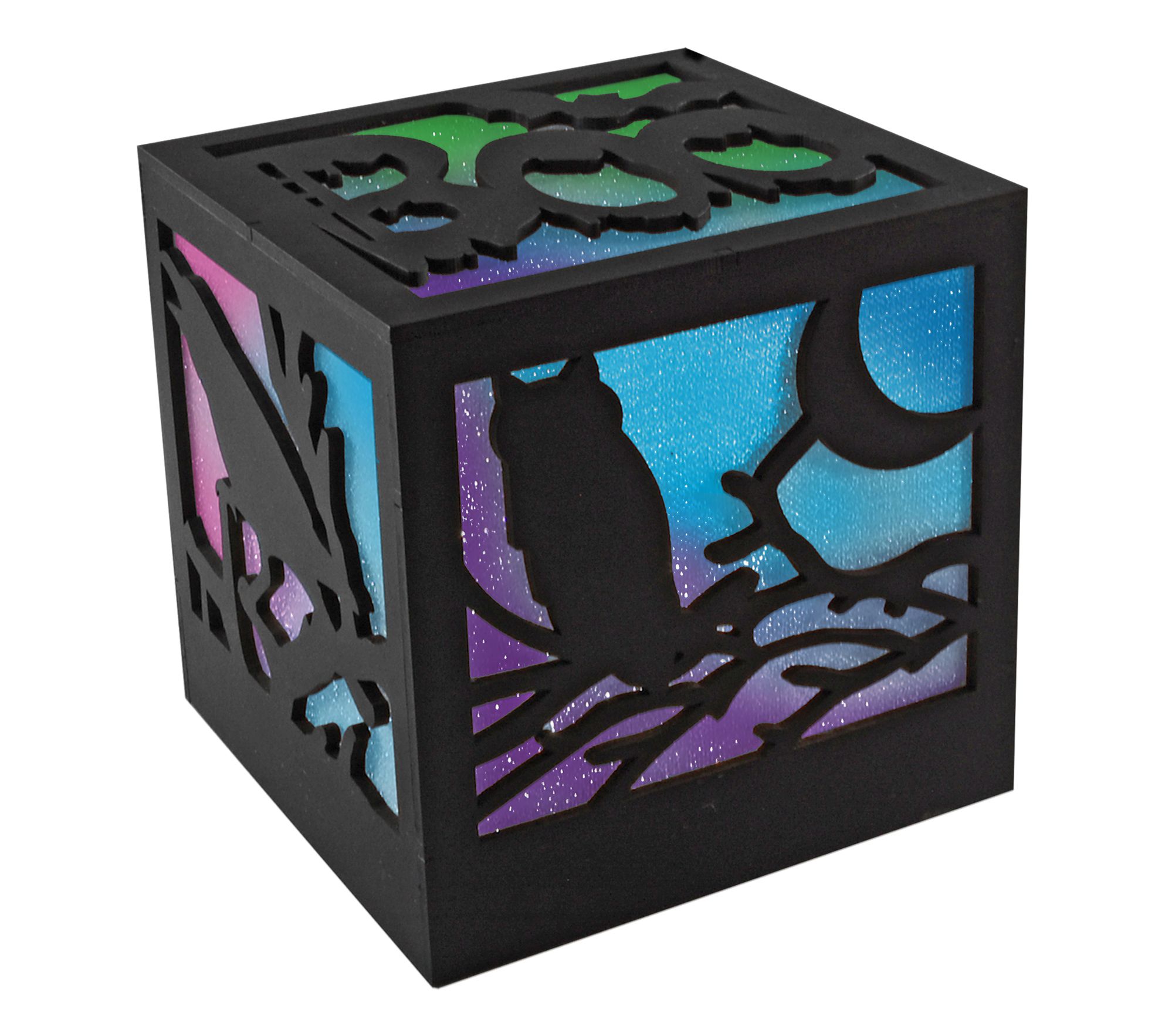 LumaBase Battery-Operated Color Changing Halloween Box