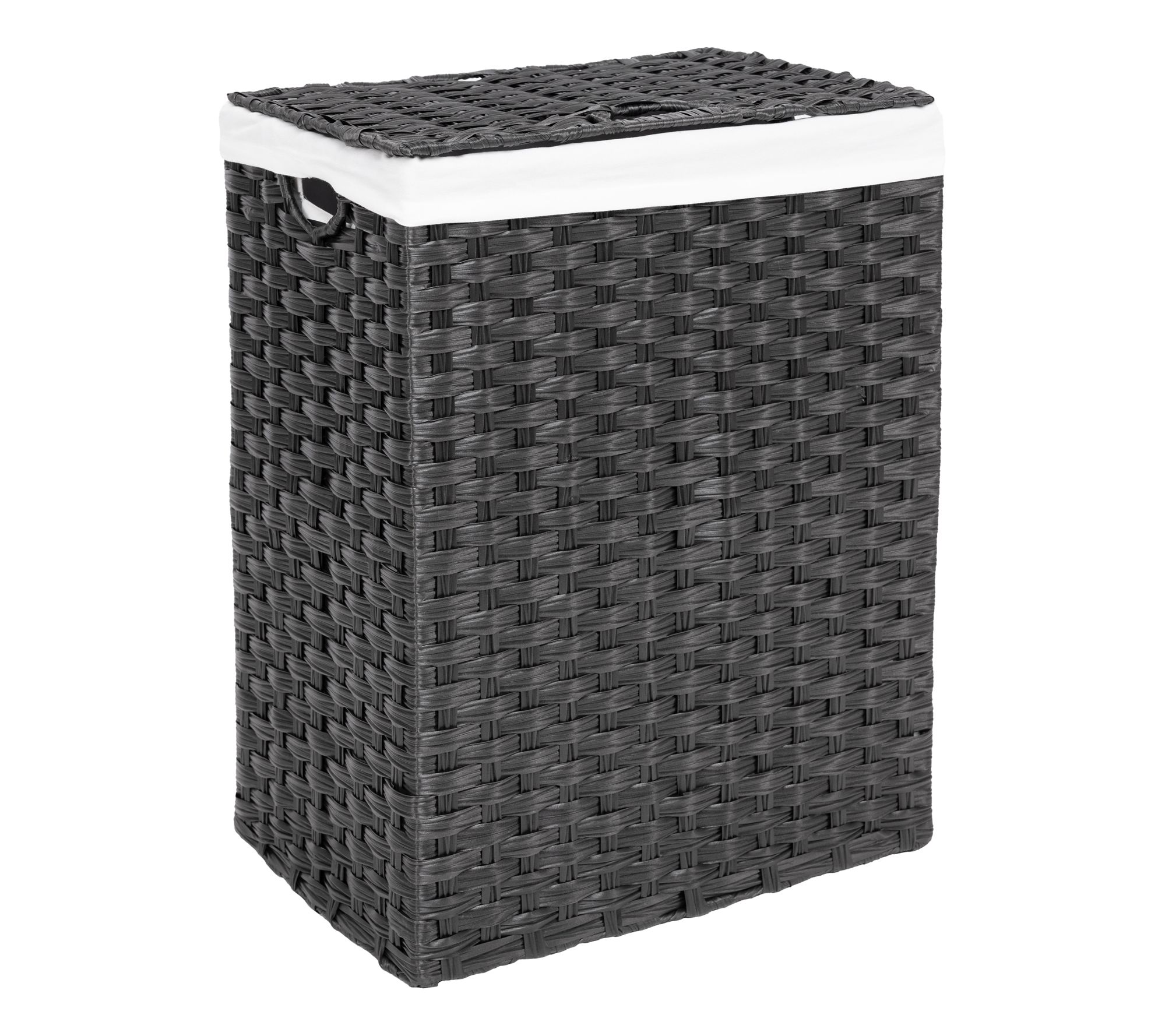 Seville Classics Lidded Laundry Hamper w/ Lining