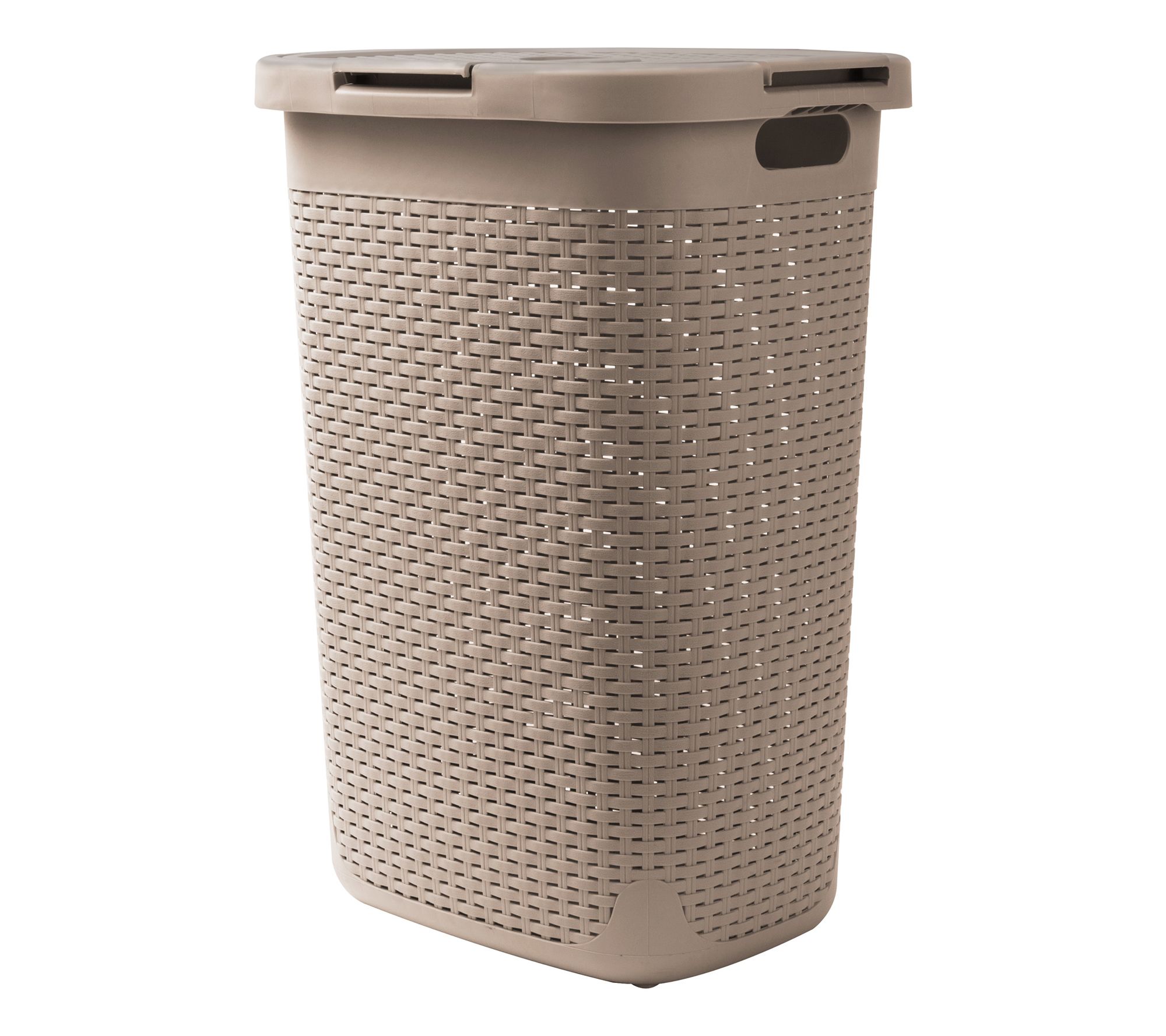 Mind Reader 60L Slim Laundry Hamper Clothes Basket with Lid